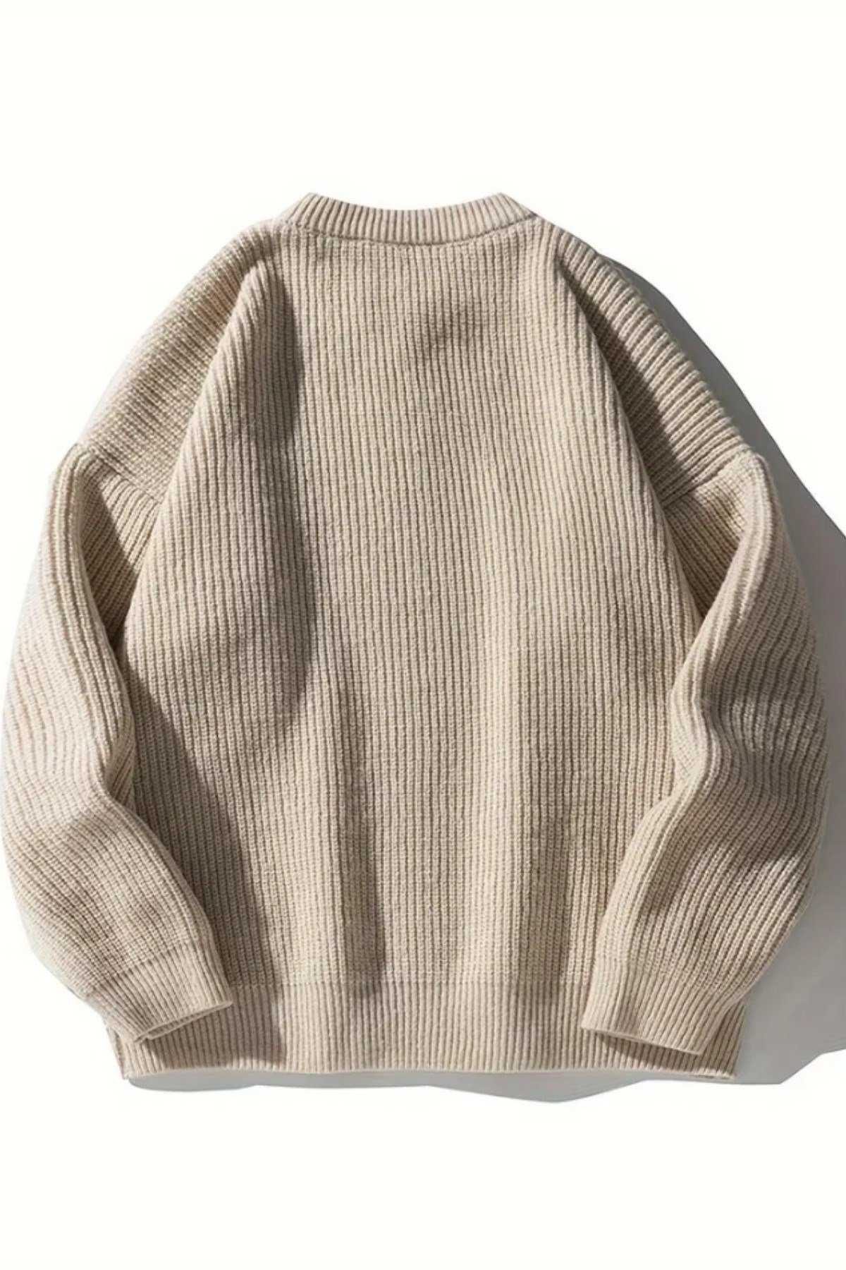 Tarz CoolKazakTRZ19105R02-3Erkek Regular Fit Bisiklet Yaka Örgülü Triko