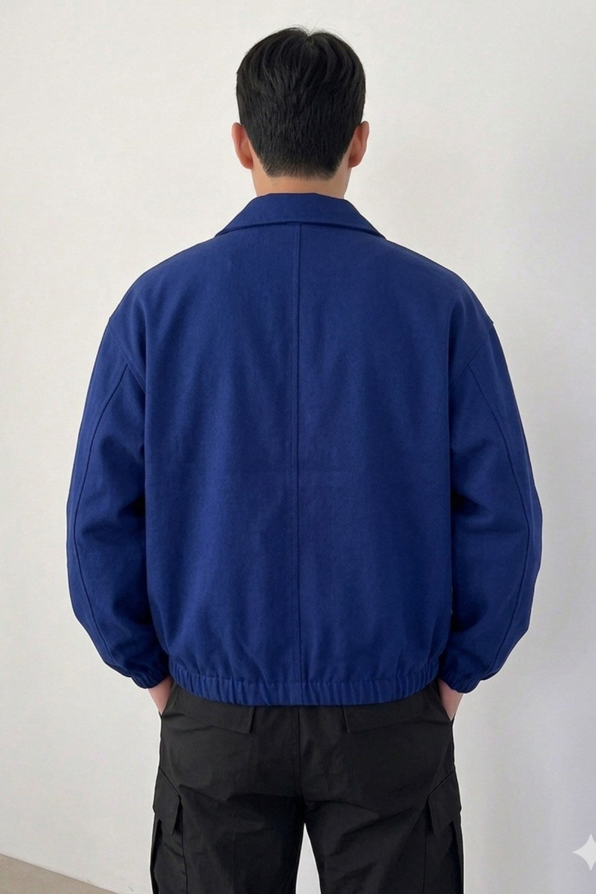 Tarz CoolMontBMBR-CKT-026-Bej-2XLErkek Oversize Bomber Ceket Fermuarlı Basic Günlük Şık Mont