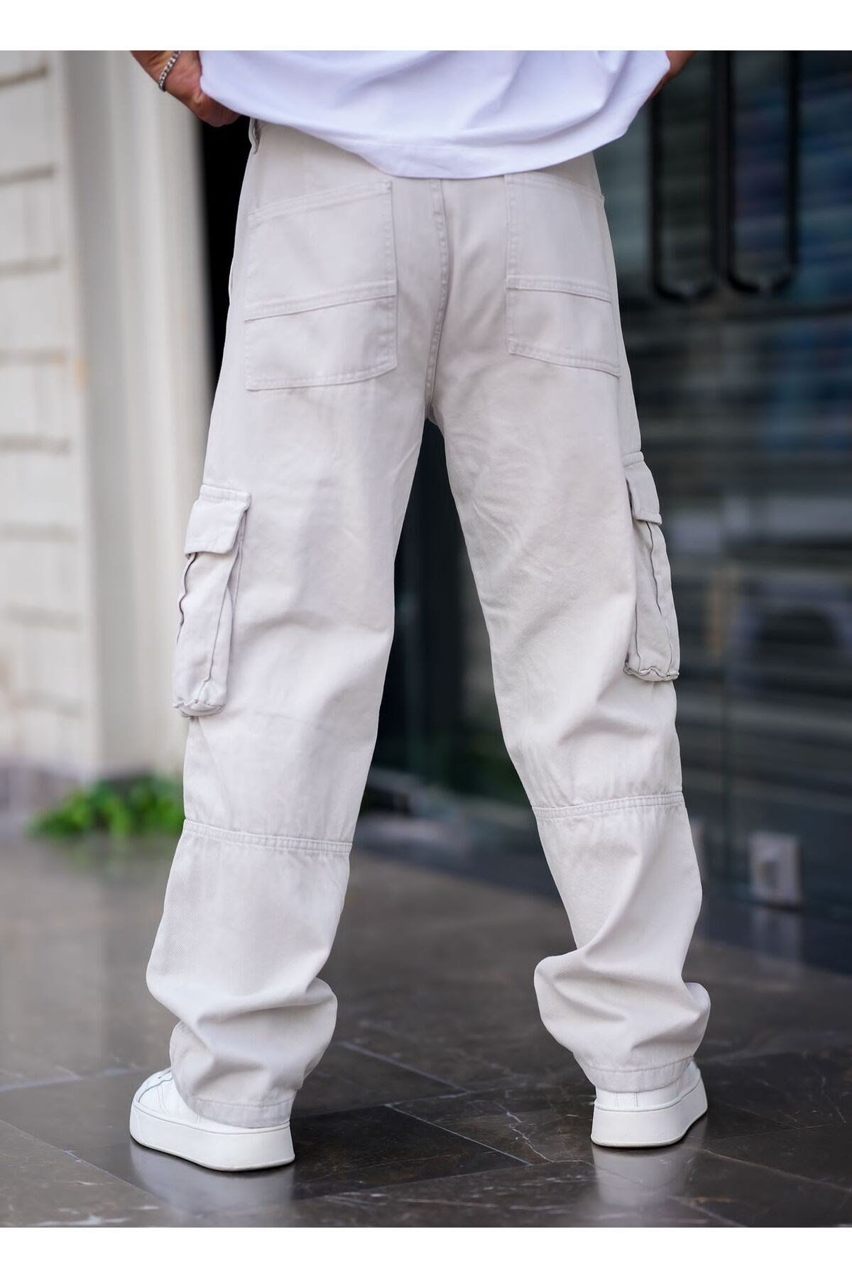 Tarz CoolPantolonBAGGYTC21R2654Erkek Kargo Cep Baggy Pantolon Rengi