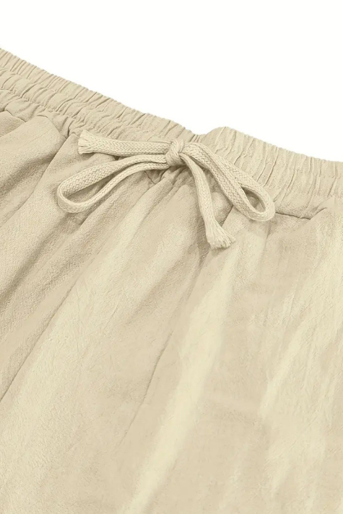 Tarz CoolPantolonCREPEPNT025R03Erkek Relaxed Fıt Pamuklu Keten Pantolon