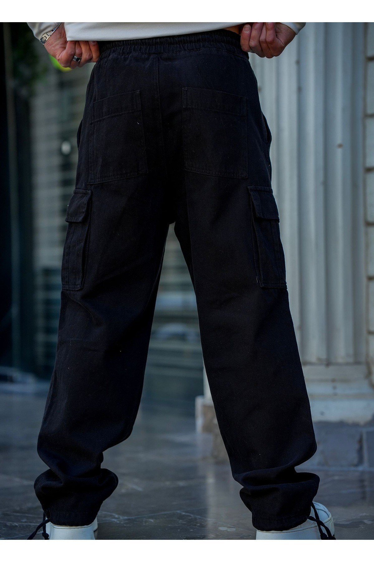 Tarz CoolPantolonDZBGGYPNT01R05Erkek Baggy Denim Pantolon