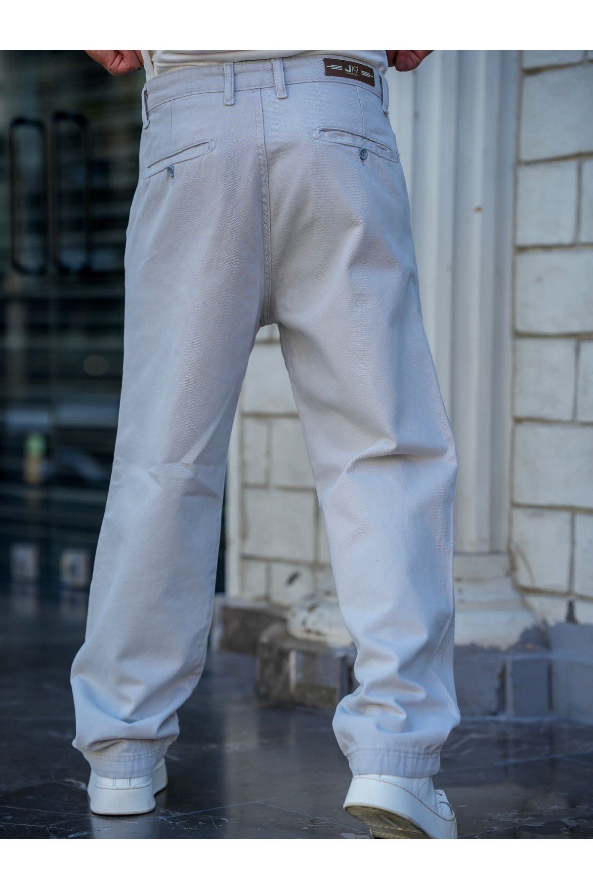Tarz CoolPantolonDZBGGYPNT01R05Erkek Baggy Denim Pantolon