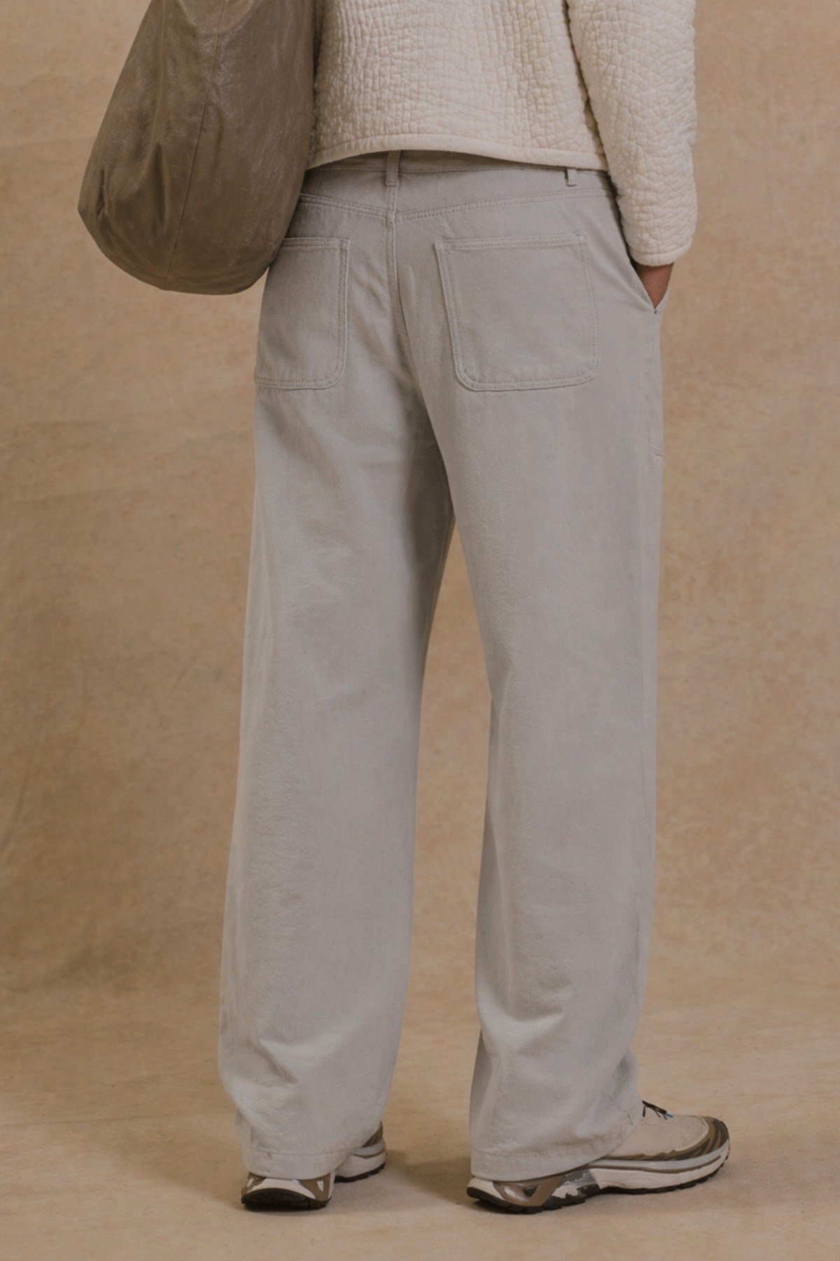 Tarz CoolPantolonJ19-BGY-01-Bej-36Erkek Baggy Pantolon – Geniş Paça Rahat Kesim Günlük Stil