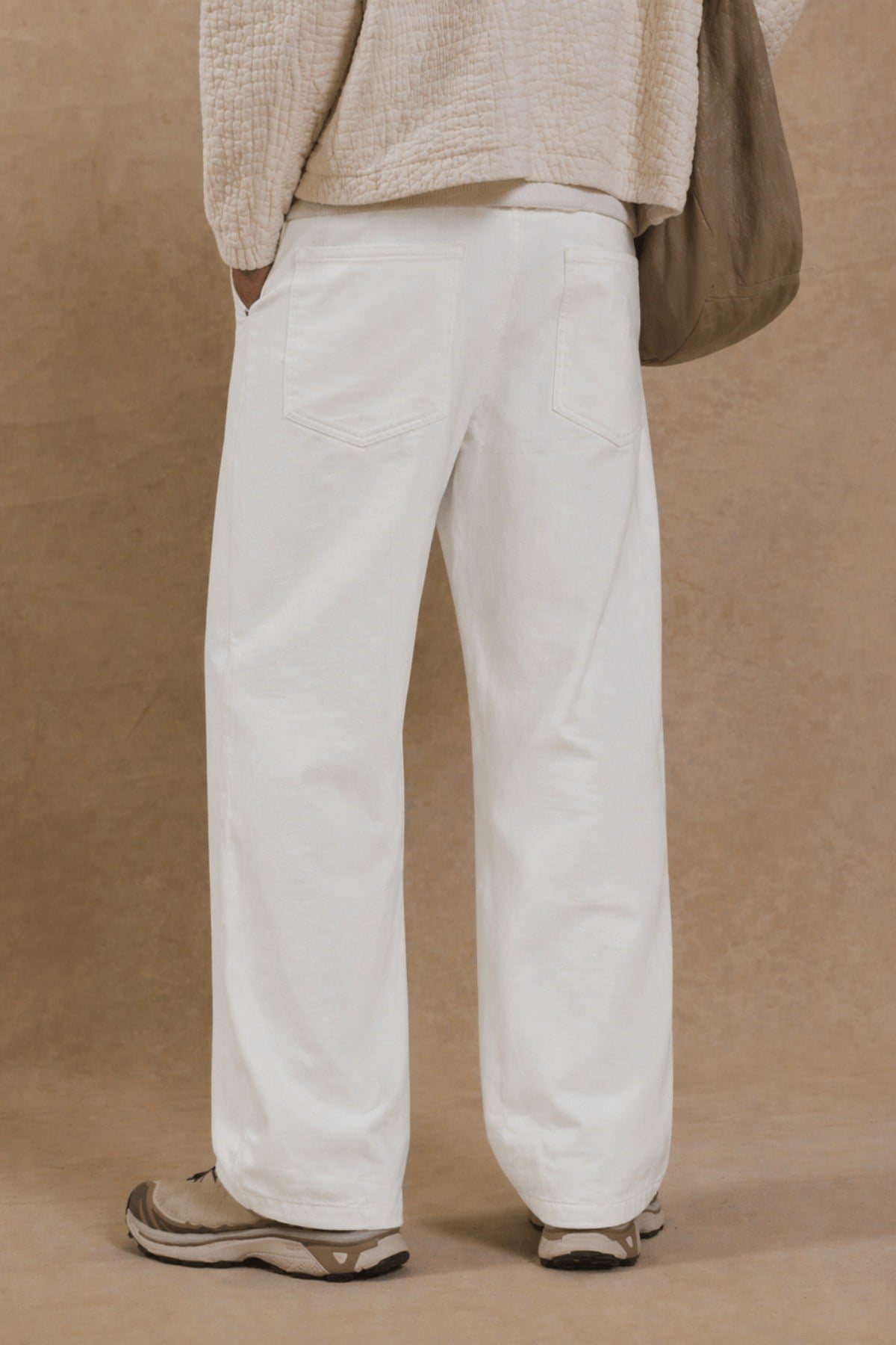 Tarz CoolPantolonJ19-BGY-01-Bej-36Erkek Baggy Pantolon – Geniş Paça Rahat Kesim Günlük Stil