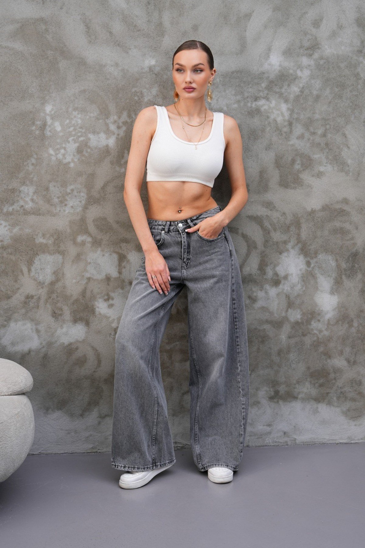 Tarz CoolPantolonMMJEAN025R02Miami Straight Wide Kadın Jean