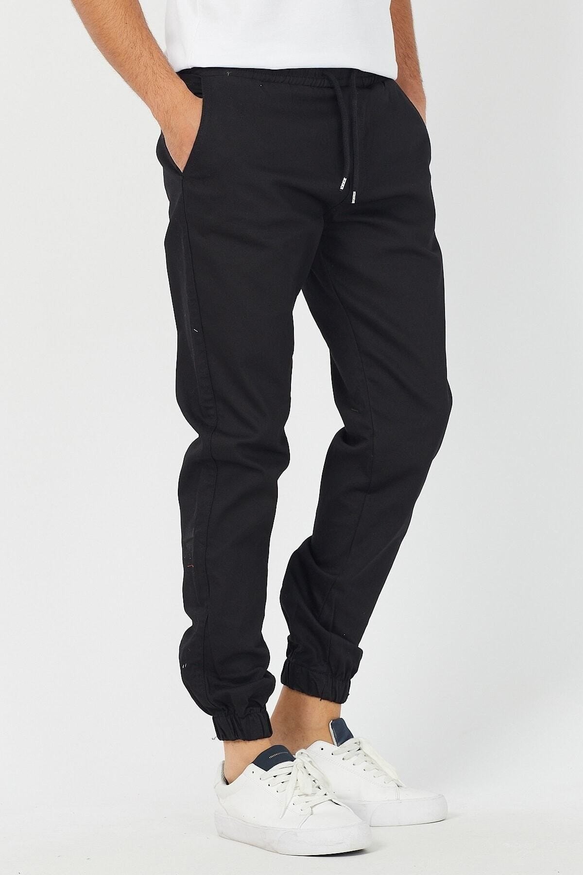 Tarz CoolPantolonSRSJGG026-HK-29Erkek Bel Paça Lastikli Jogger Pantolon