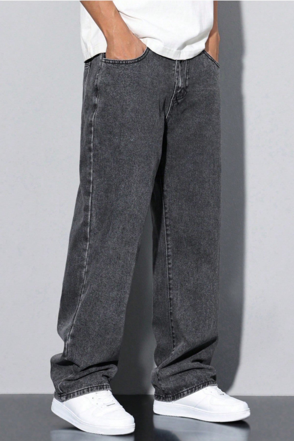Tarz CoolPantolonSRSR1790R01Erkek Rahat Kesim Baggy Pantolon