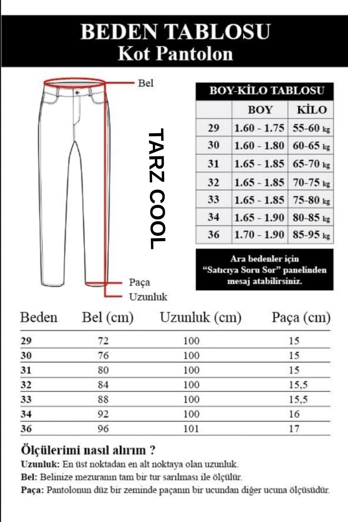 Tarz CoolPantolonSRSR1790R01Erkek Rahat Kesim Baggy Pantolon