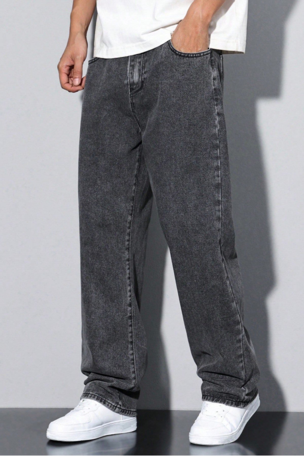 Tarz CoolPantolonSRSR1790R01Erkek Rahat Kesim Baggy Pantolon