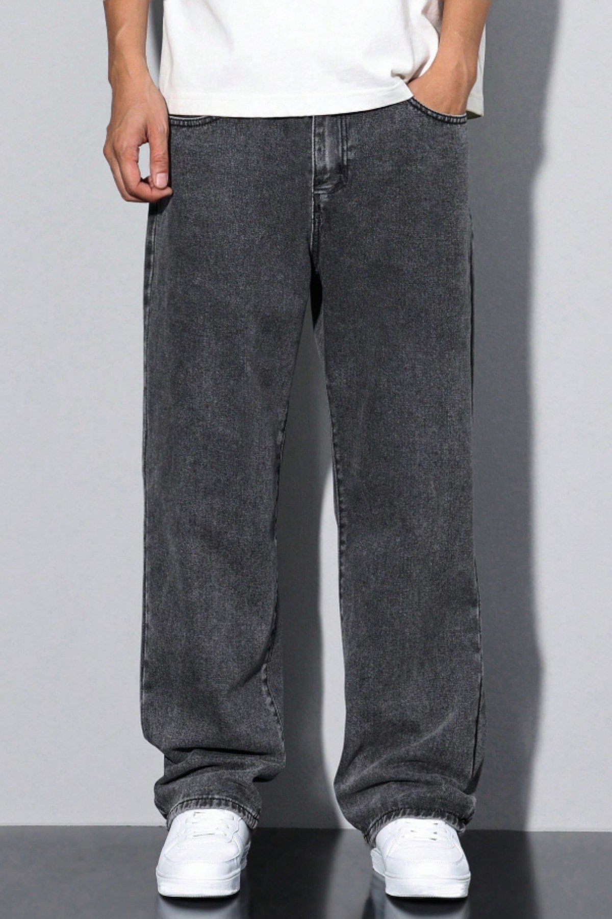 Tarz CoolPantolonSRSR1790R01Erkek Rahat Kesim Baggy Pantolon