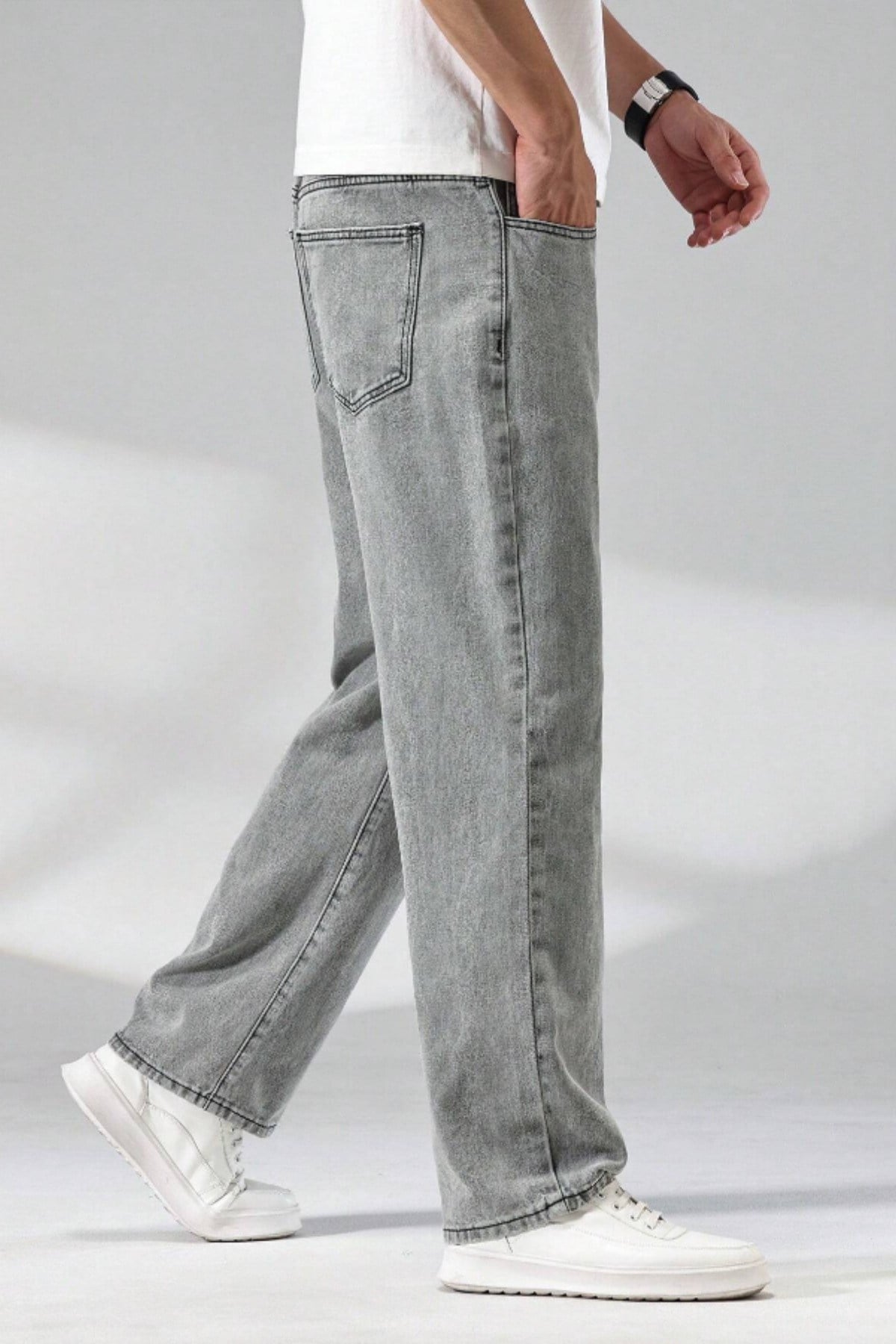 Tarz CoolPantolonSRSR1790R01Erkek Rahat Kesim Baggy Pantolon