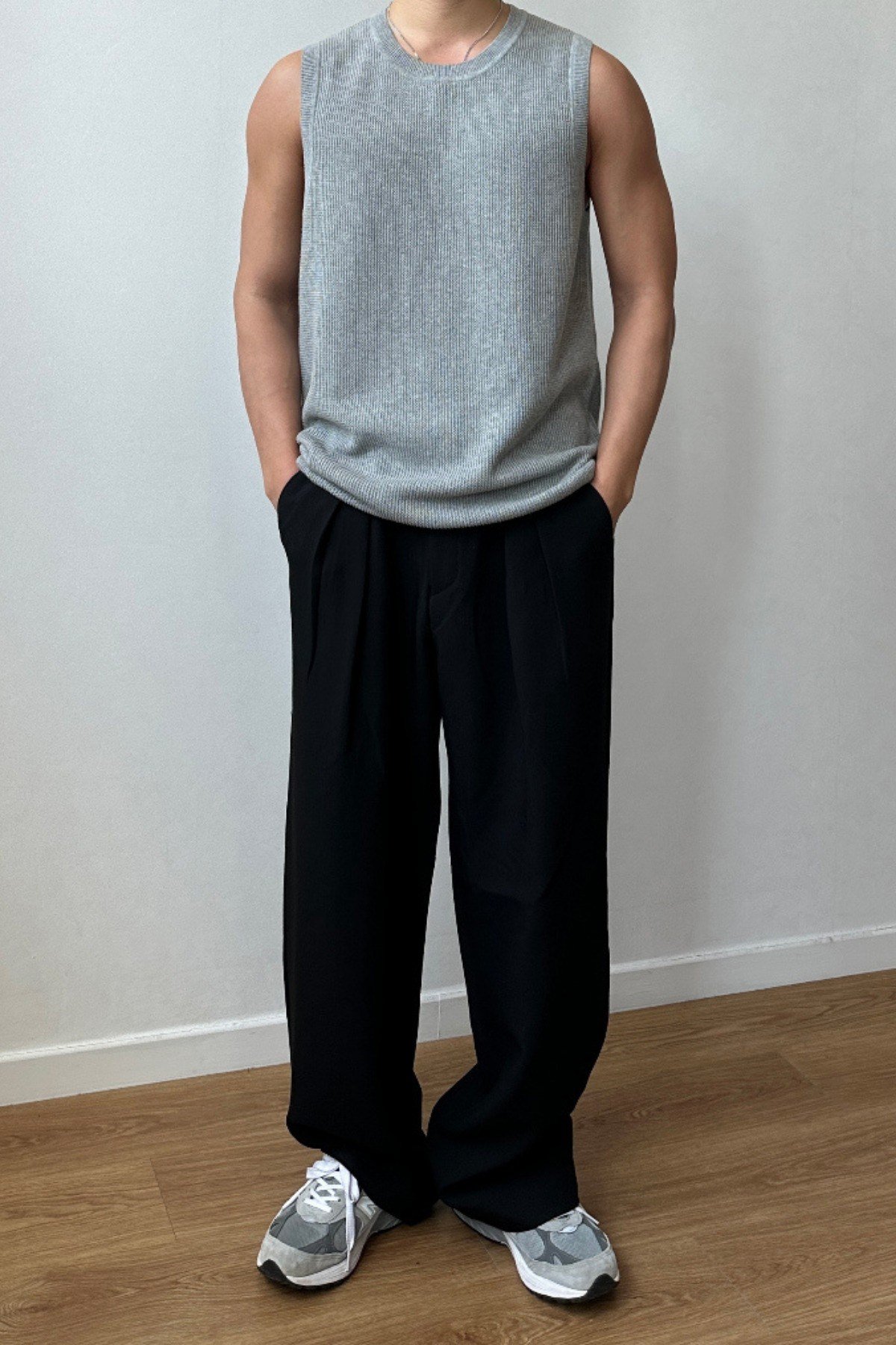 Tarz CoolSüveterTRZ3125R03Erkek Bisiklet Yaka Oversize Süveter