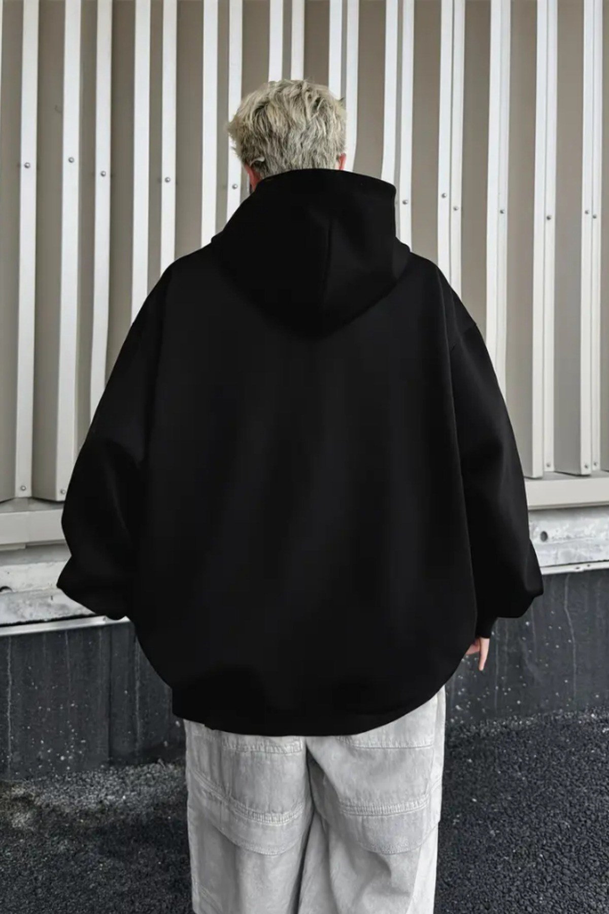 Tarz CoolSweatshirtERSWRTO025R03Erkek Kapüşonlu Oversize Sweatshirt