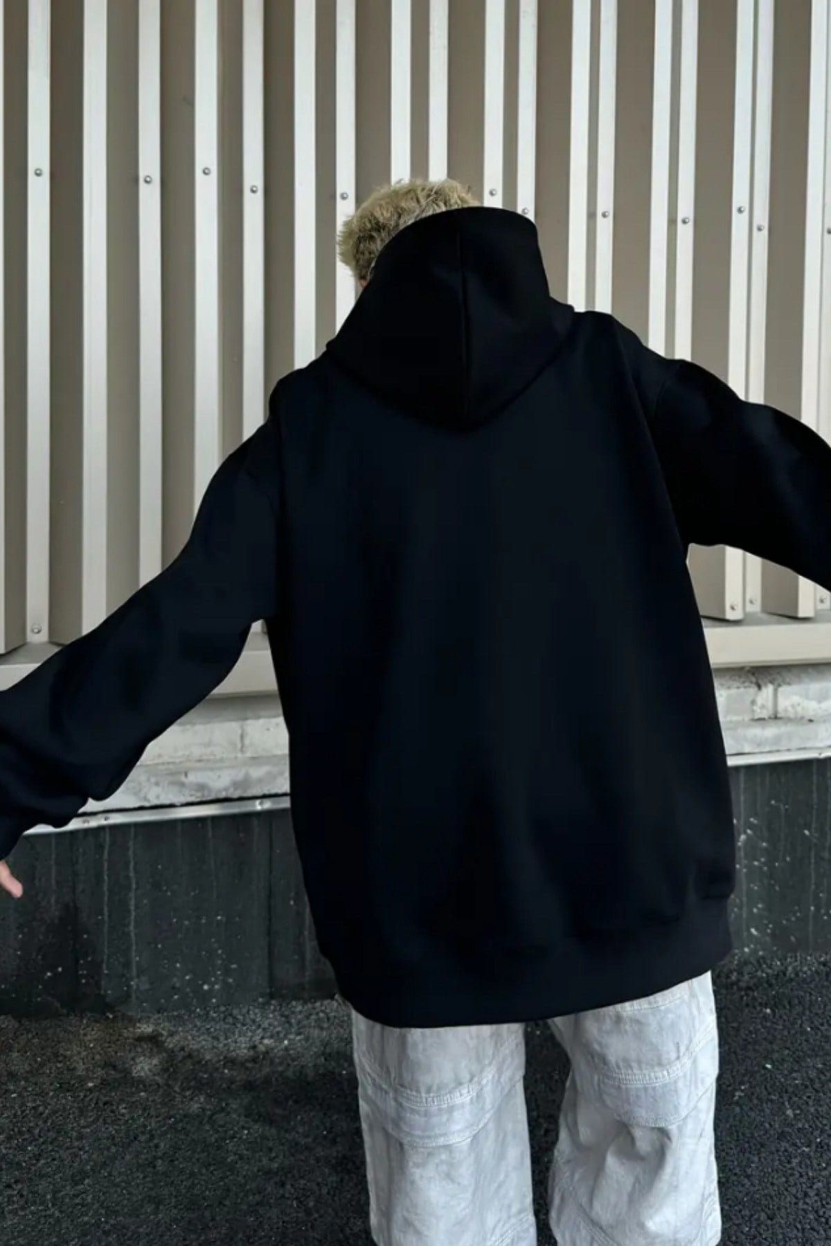 Tarz CoolSweatshirtERSWRTO025R03Erkek Kapüşonlu Oversize Sweatshirt