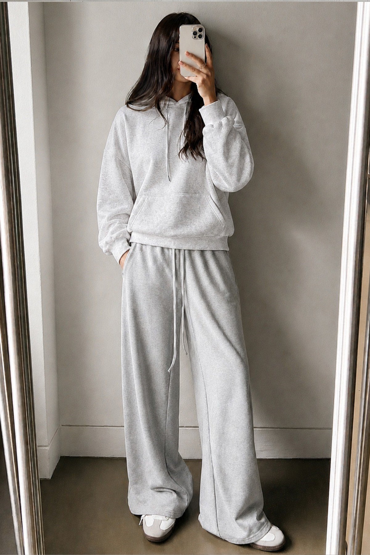 Tarz CoolSweatshirtKDNSW-001lKadın Oversize Kapüşonlu Sweatshirt Rahat Kalıp Günlük Basic Hoodie
