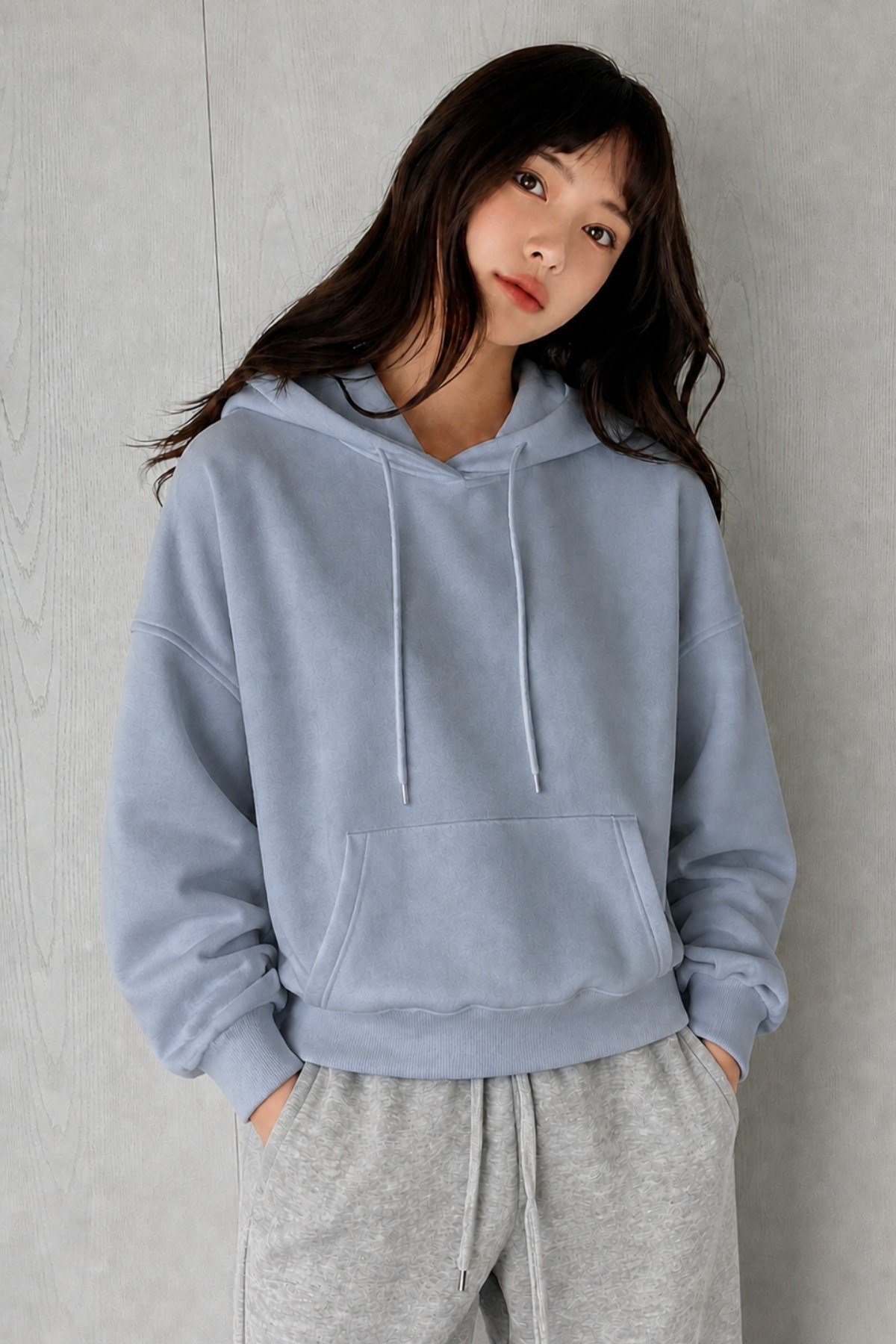 Tarz CoolSweatshirtKDNSW-001lKadın Oversize Kapüşonlu Sweatshirt Rahat Kalıp Günlük Basic Hoodie