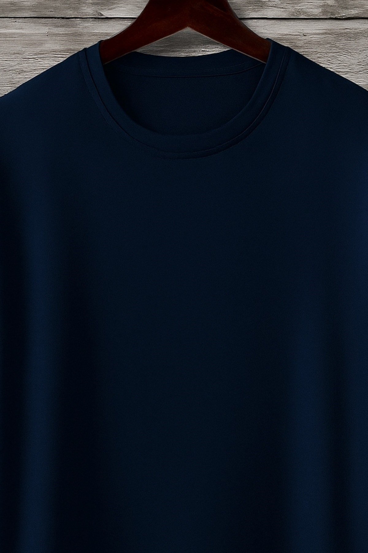 Tarz CoolT-shirtBSTCPS001R02Erkek Bisiklet Yaka Oval Etek Salaş %100 Pamuk Basic T-Shirt