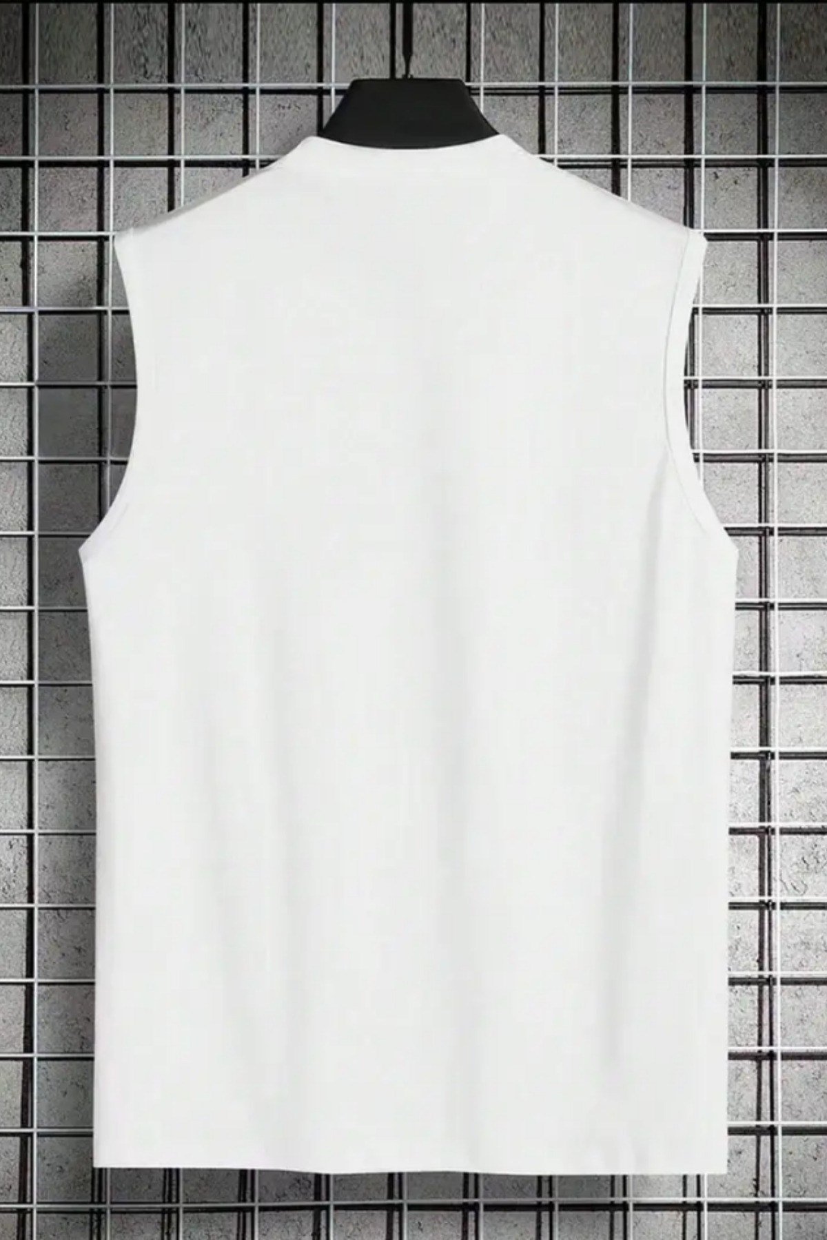 Tarz CoolT-shirtCLFRNATLT025R05California Baskılı Kolsuz Atlet tshirt Erkek Sıfır Kol Oversize T-SHİRT