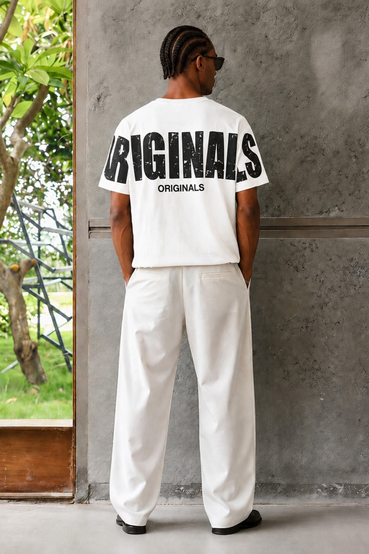 Tarz CoolT-shirtERKORGNLSTST01-Haki-MOriginals Baskılı Oversize Erkek Tişört – Süprem %100 Cotton