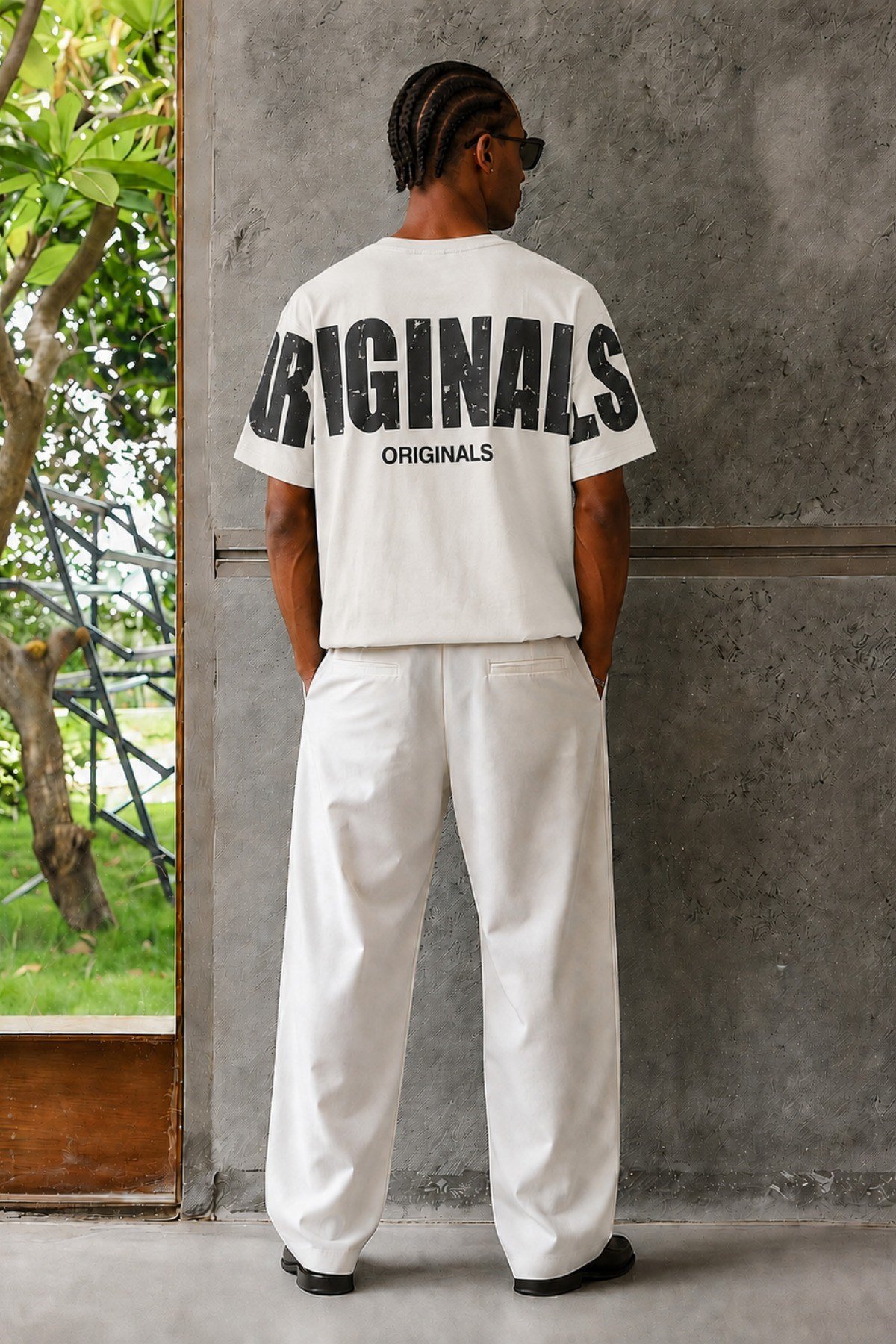 Tarz CoolT-shirtERKORGNLSTST01-Haki-MOriginals Baskılı Oversize Erkek Tişört – Süprem %100 Cotton