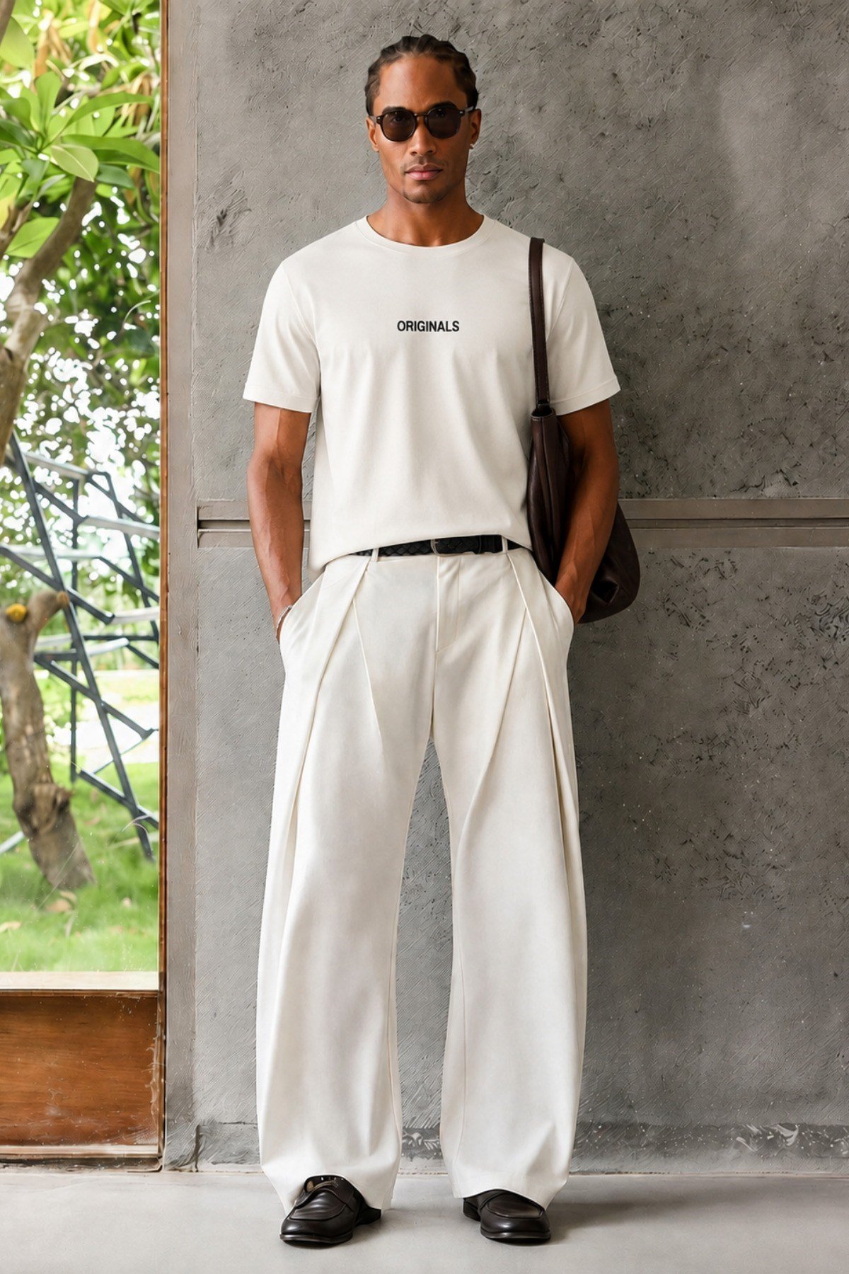 Tarz CoolT-shirtERKORGNLSTST01-Haki-MOriginals Baskılı Oversize Erkek Tişört – Süprem %100 Cotton