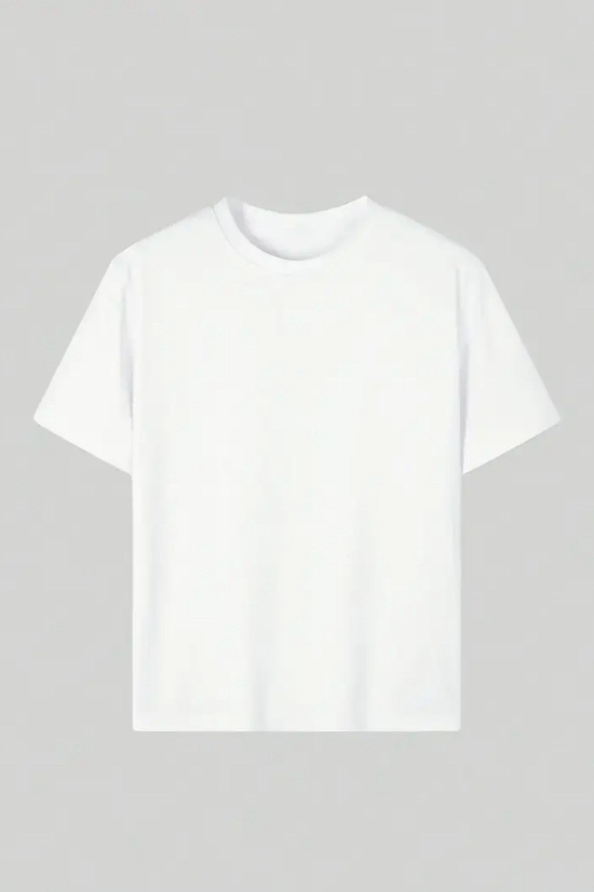 Tarz CoolT-shirtKDNOVRSZTST02R01%100 Organik Pamuk Oversize Yuvarlak Yakalı T-shirt
