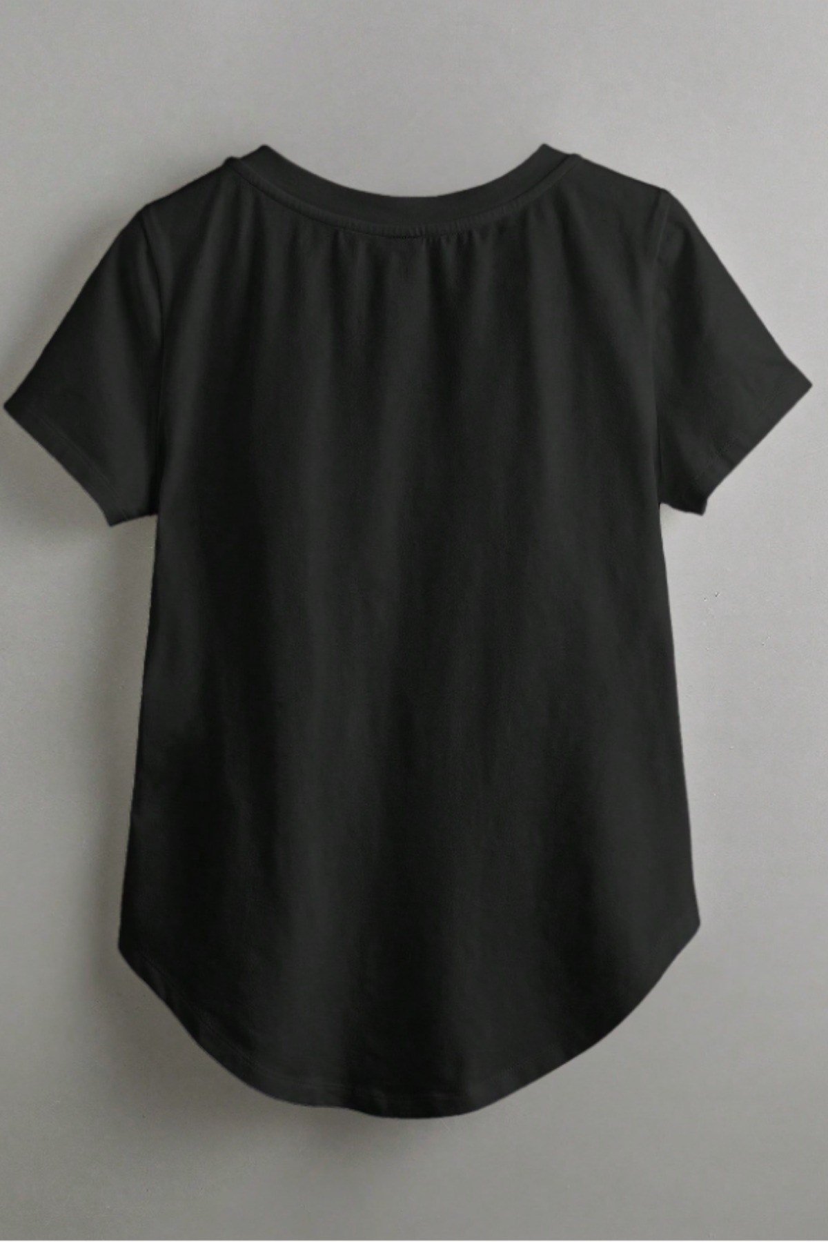Tarz CoolT-shirtKDNUZVYK026BYZXLKadın V Yaka Basic Tişört | Pamuklu Kısa Kollu Günlük T-Shirt