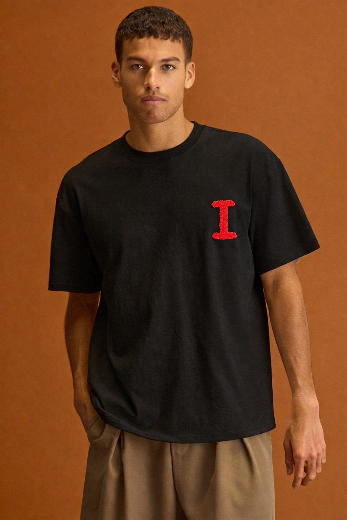 Tarz CoolT-shirtSTK-SYH-M-001Erkek Oversize Tişört 