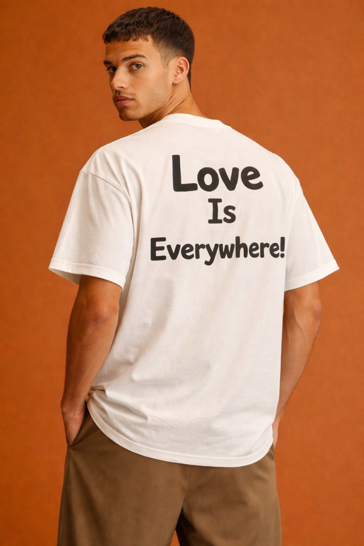 Tarz CoolT-shirtSTK-SYH-M-001Erkek Oversize Tişört 