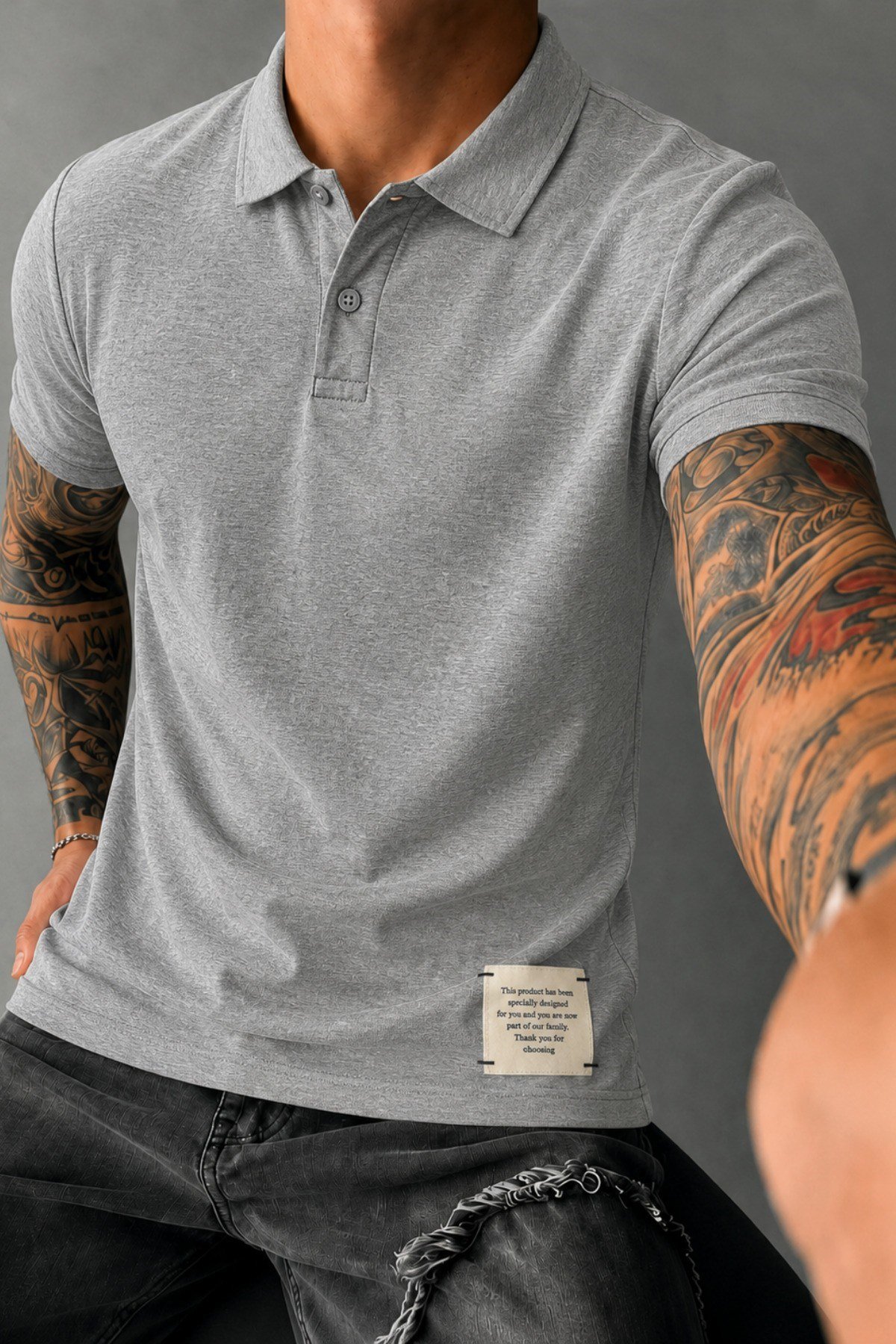 Tarz CoolT-shirtTC-POLOSUPR-26-Beyaz-LErkek Basic Polo Yaka Pamuklu Kısa Kollu Tişört