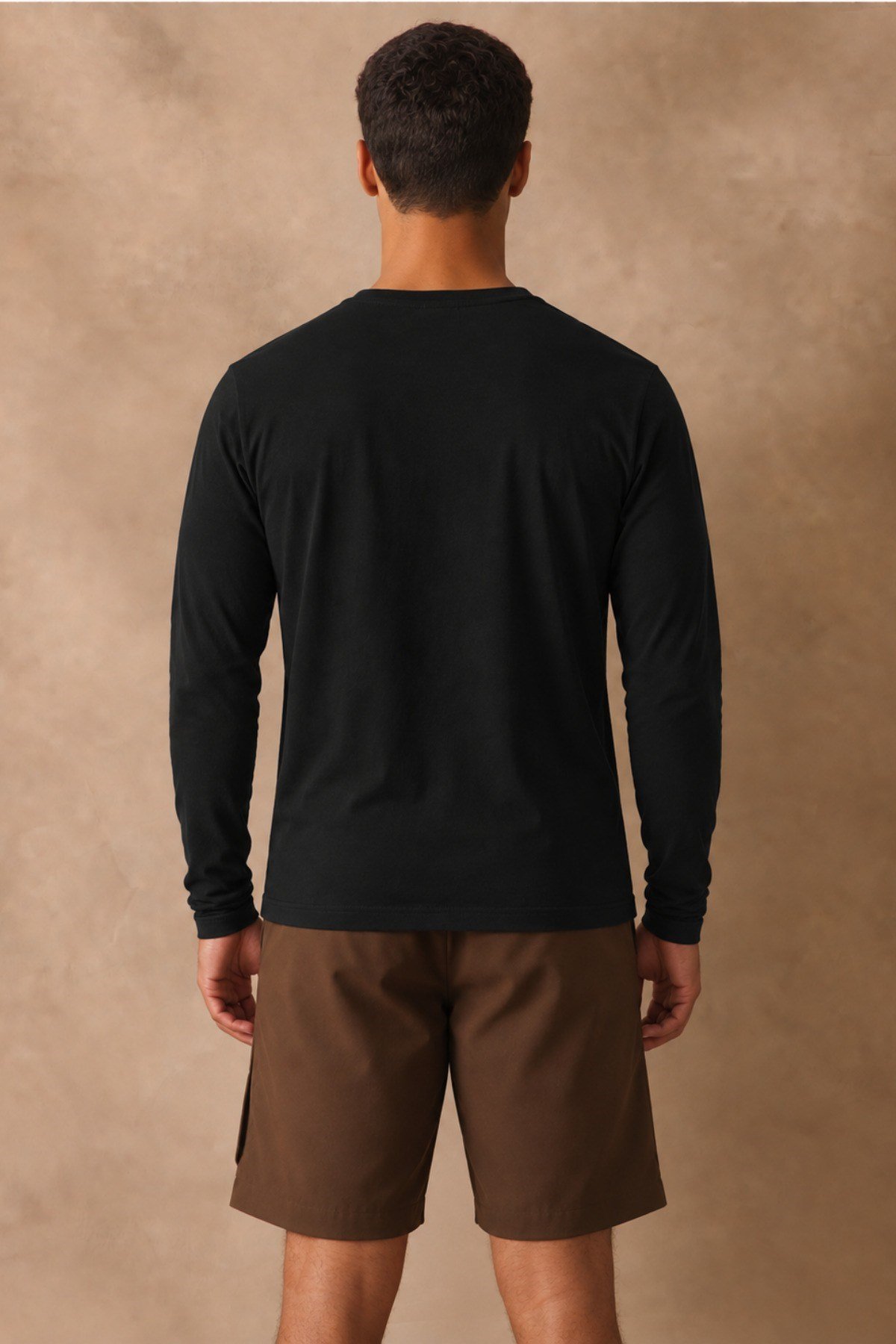 Tarz CoolT-shirtTC-ULS-2601-Bordo-LErkek Uzun Kollu Bisiklet Yaka Oyşo Kumaş Regular Fit Tişört