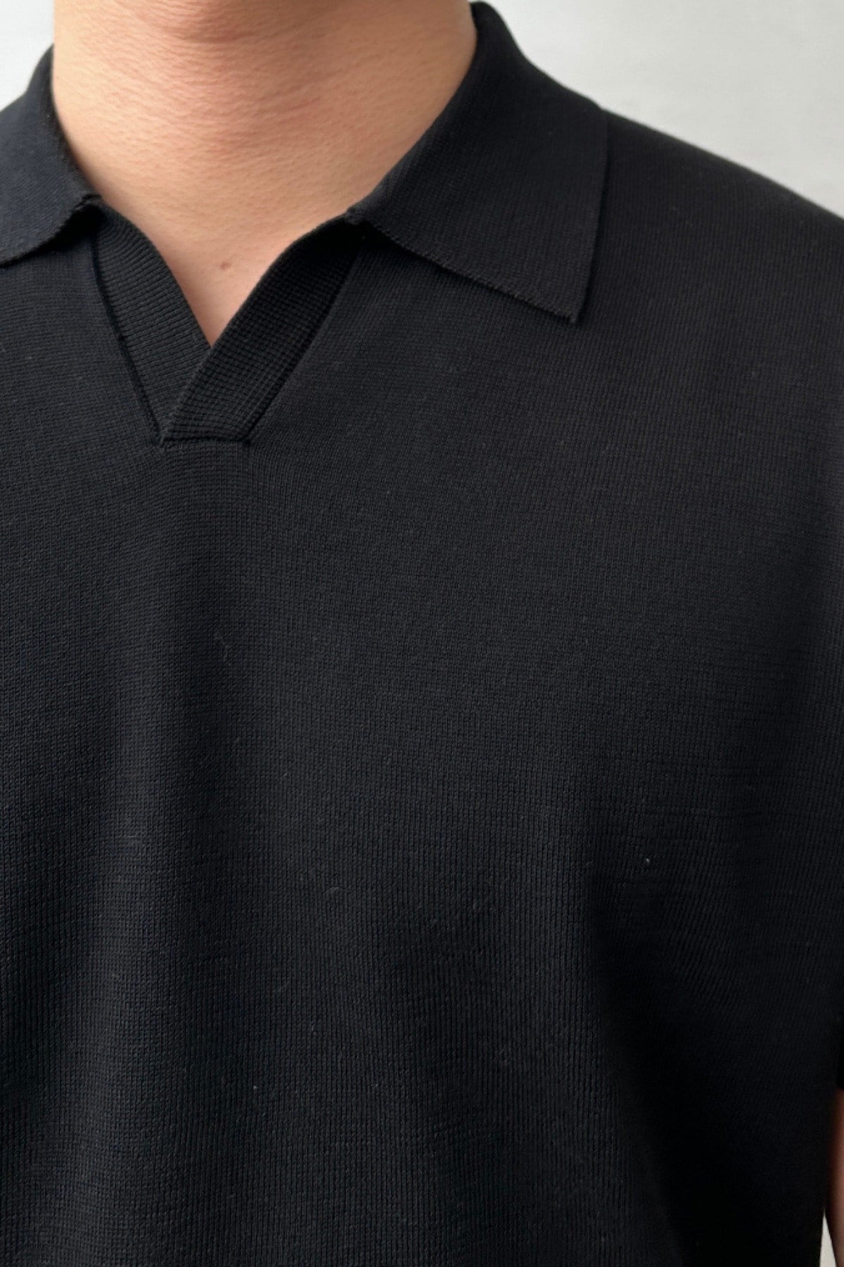 Tarz CoolT-shirtTRZ19176R01Erkek Patlı Kısa Kollu Polo Yaka Triko T-Shirt