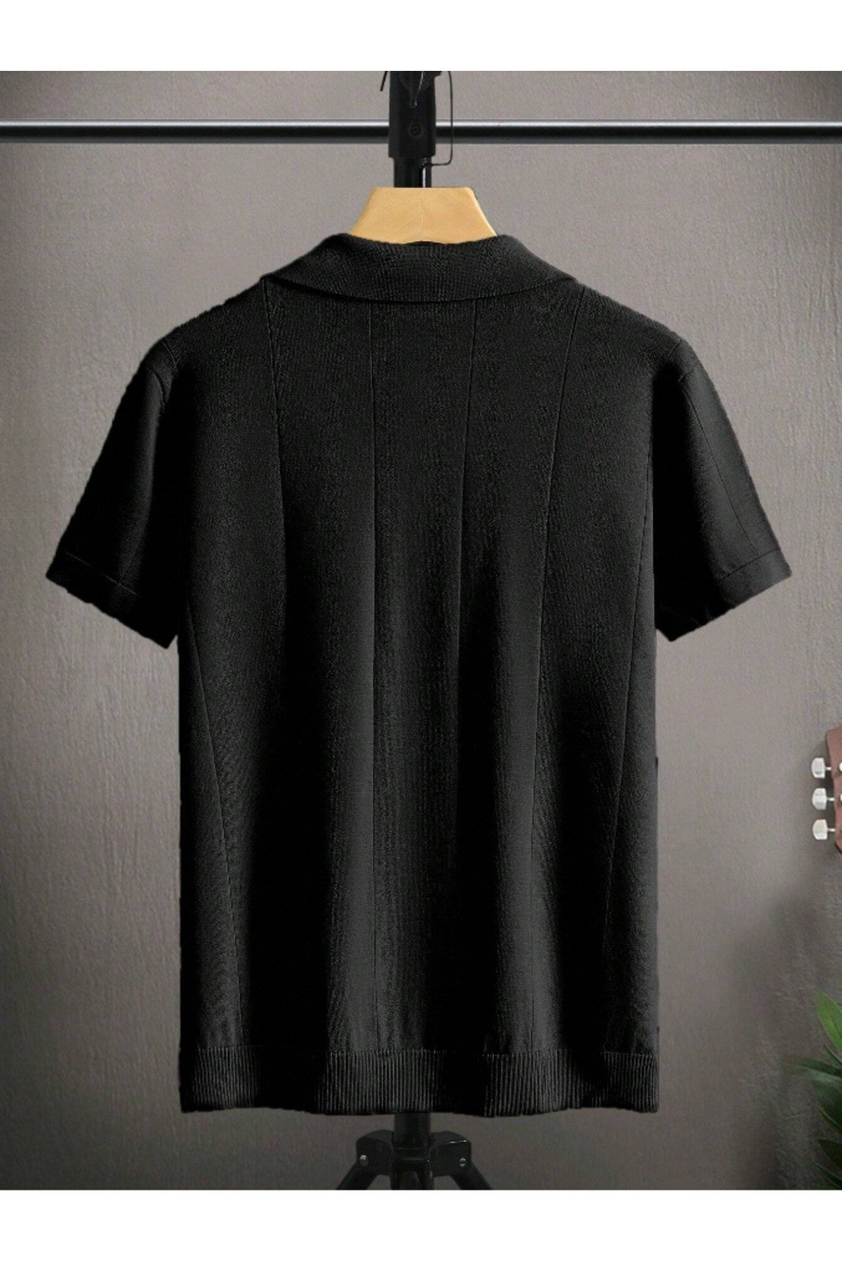 Tarz CoolT-shirtTRZ191800R02-3Erkek Çizgili Kısa Kollu Triko T-Shirt