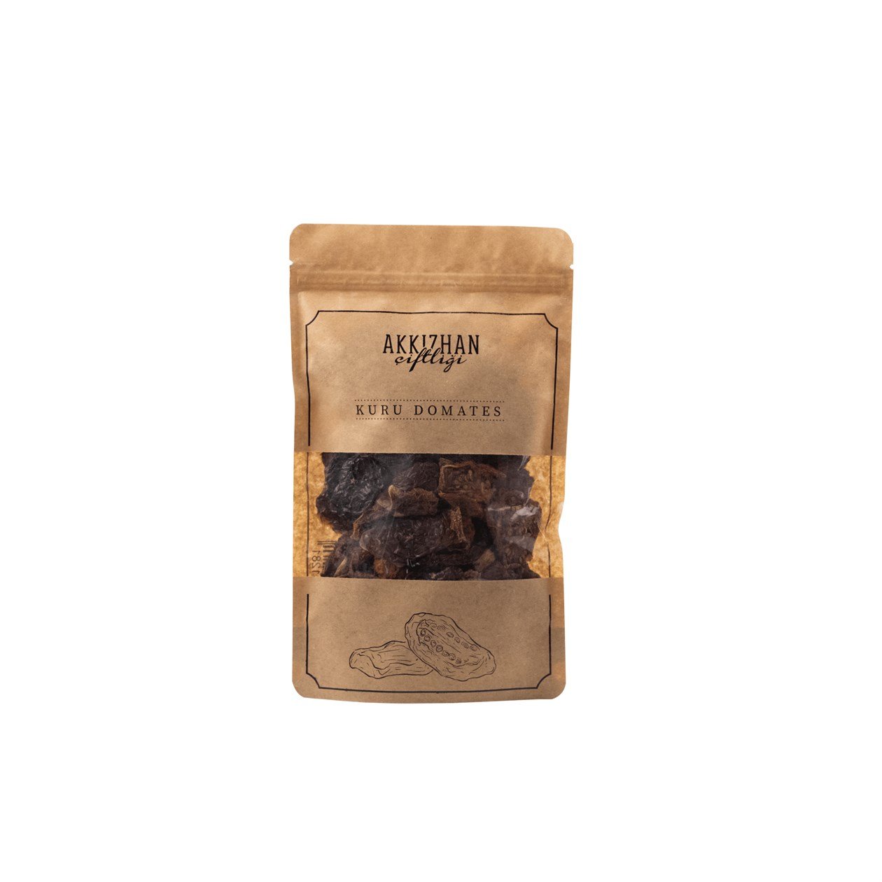 Akkızhan Çiftliği Kurutulmuş Domates 250 gr görseli.