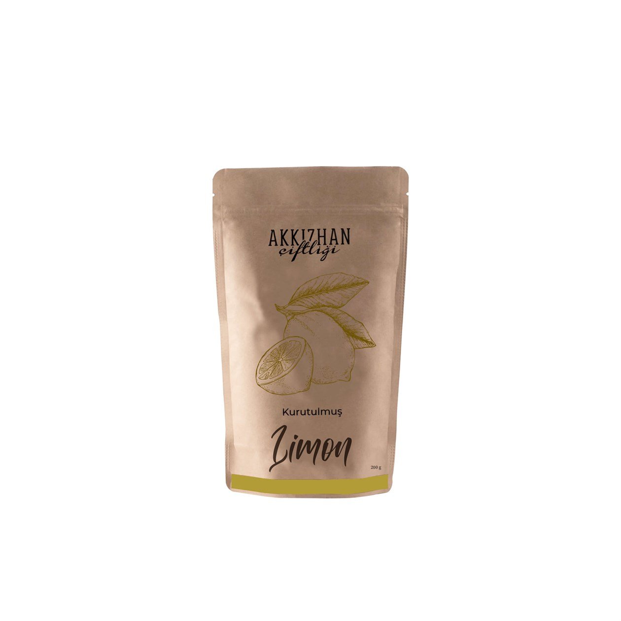 Akkızhan Çiftliği Kurutulmuş Limon 200 gr görseli.