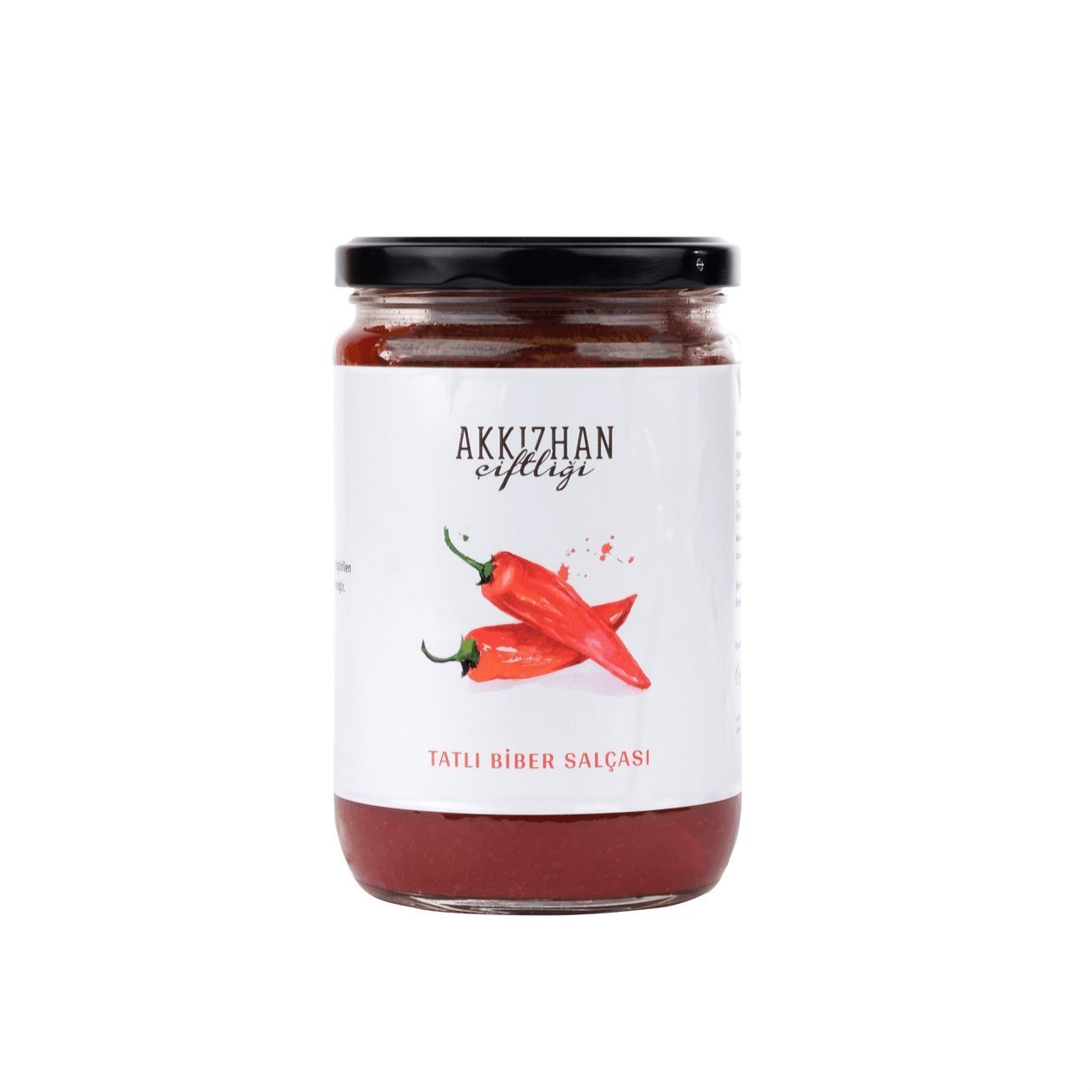 Akkızhan Çiftliği Tatlı Biber Salçası 660 gr görseli.