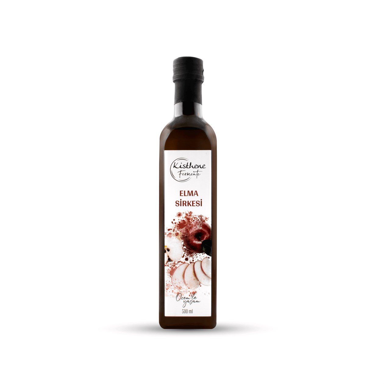 Kisthene Elma Sirkesi 500 ml görseli.