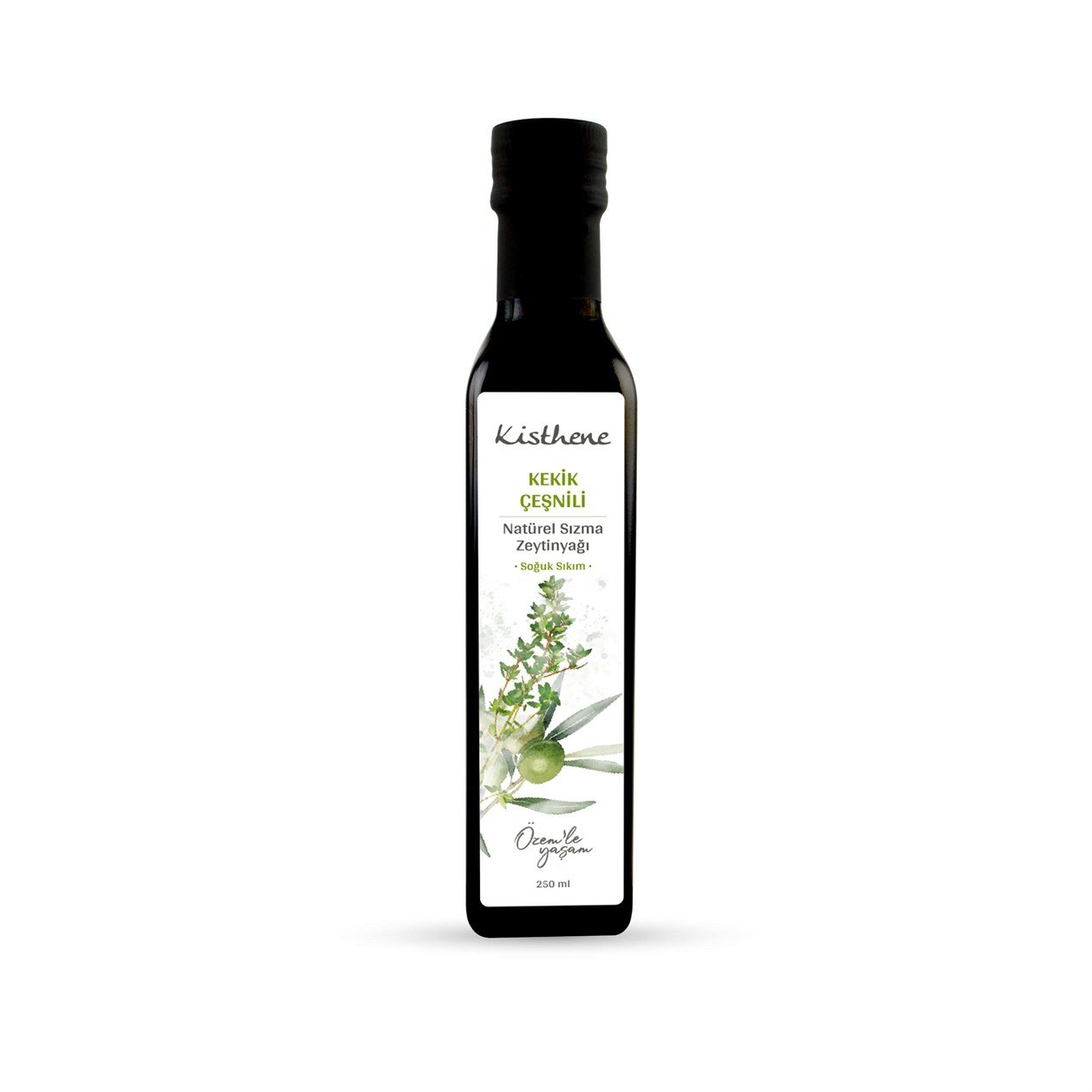 Kisthene Kekik Çeşnili Zeytinyağı 250 ml görseli.