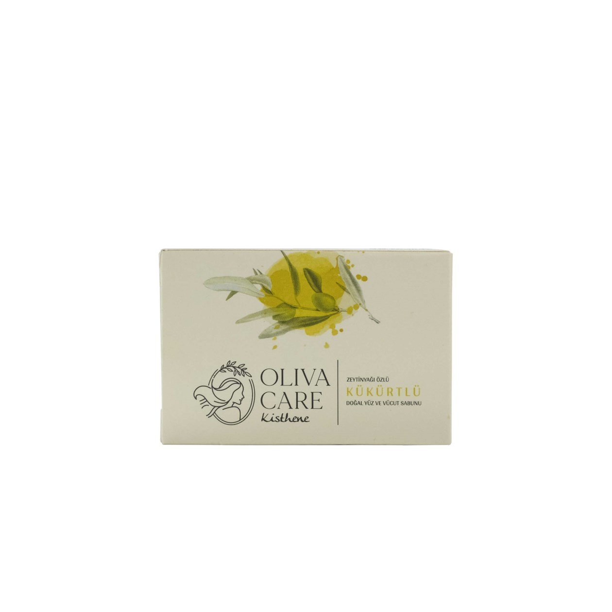 Kisthene Oliva Care Kükürtlü Zeytinyağı Sabunu 100 gr görseli.