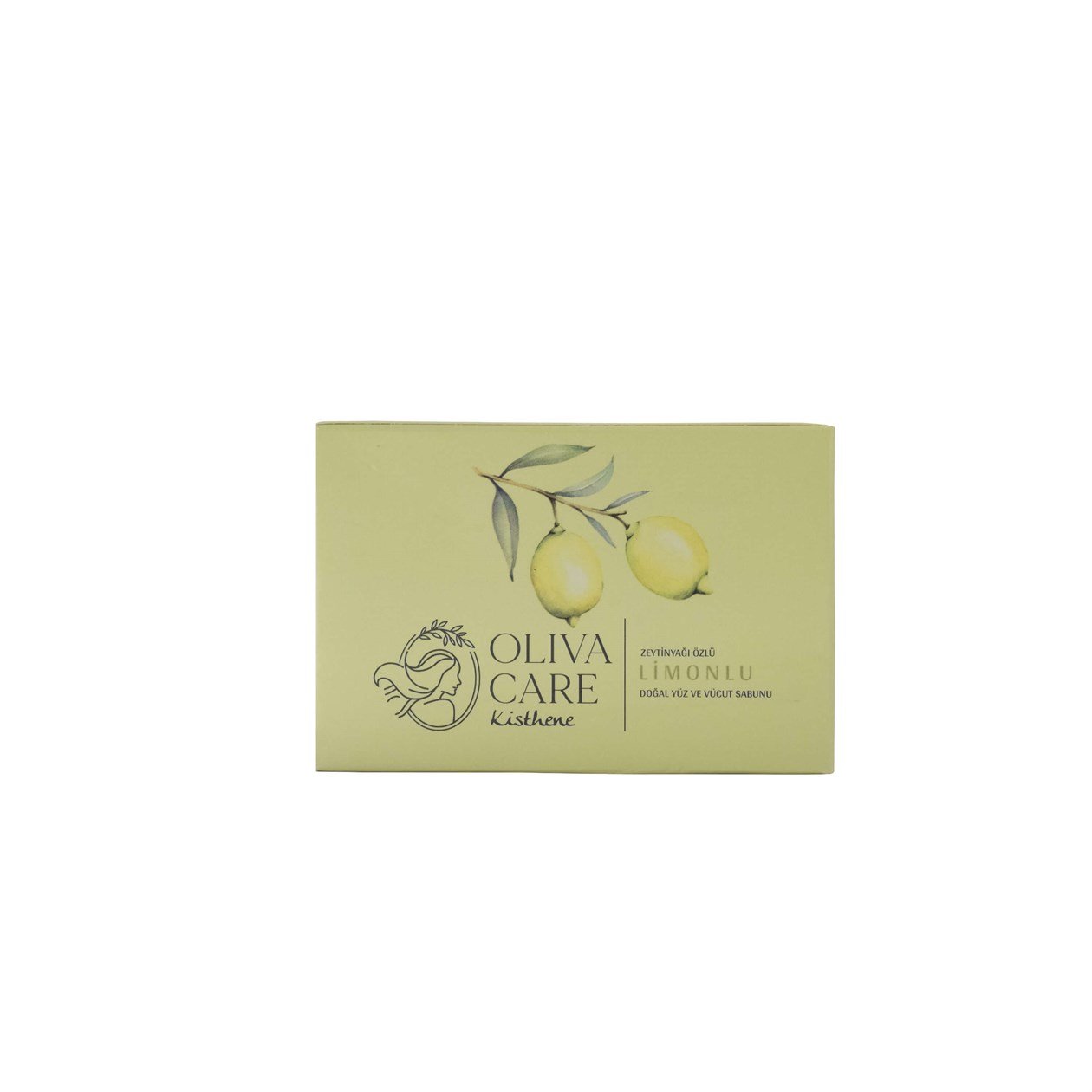 Kisthene Oliva Care Limonlu Zeytinyağı Sabunu 100 gr görseli.