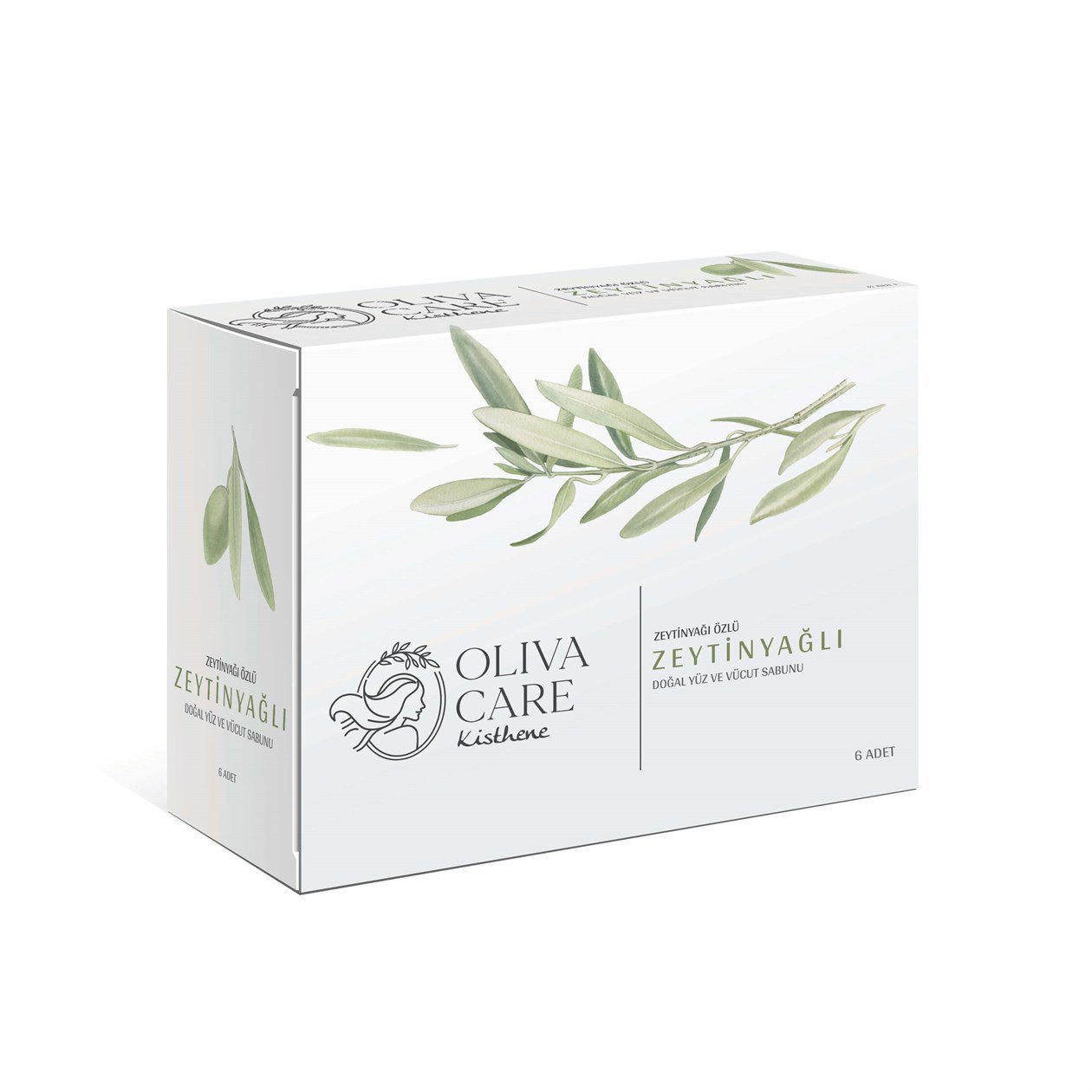 Kisthene Oliva Care Zeytinyağı Sabunu 6x85 gr görseli.