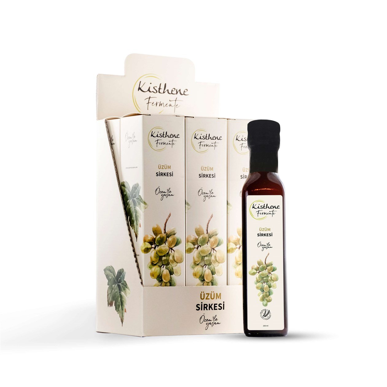 Kisthene Üzüm Sirkesi 6*250 ml görseli.