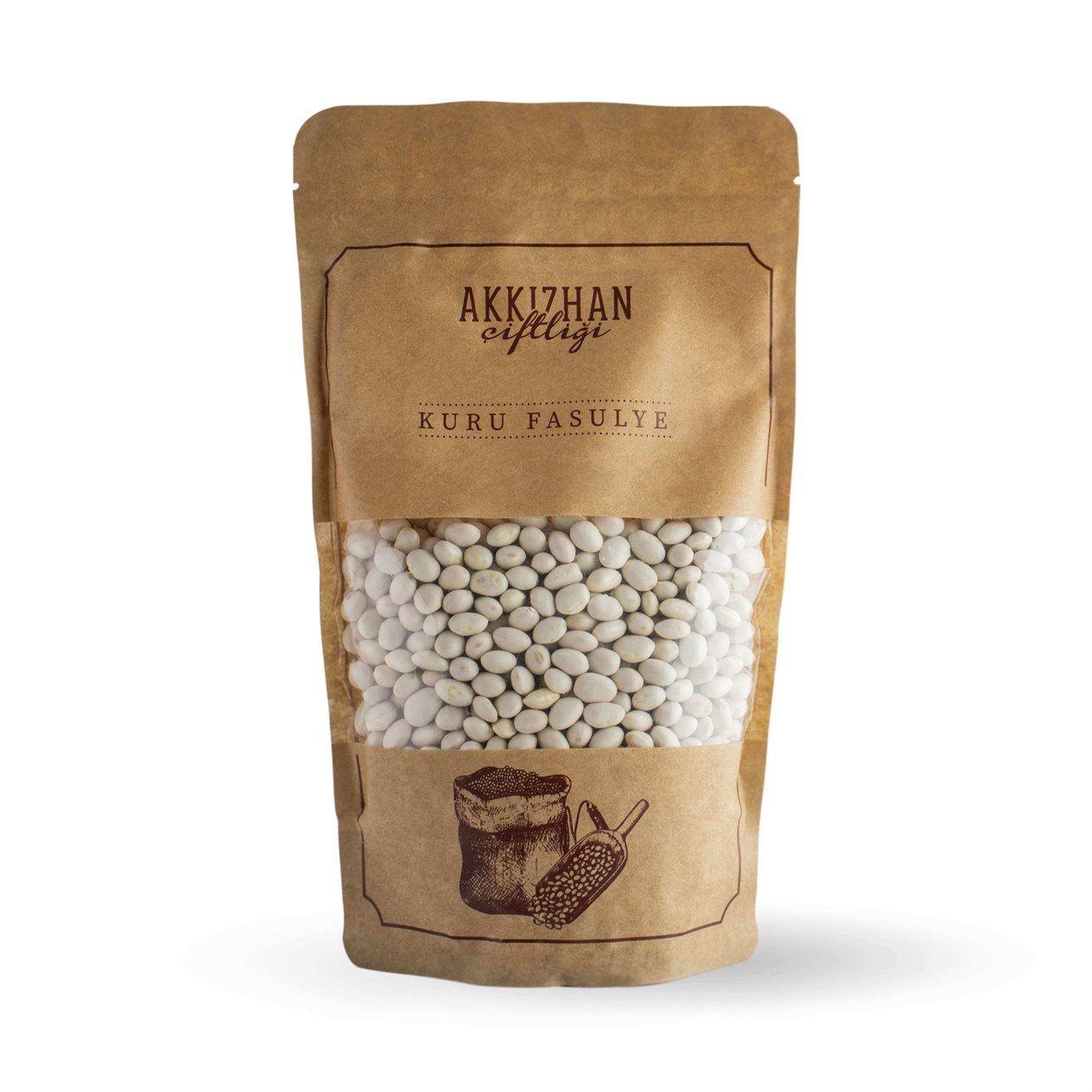 Akkızhan Çiftliği Kuru Fasulye 500 gr görseli.