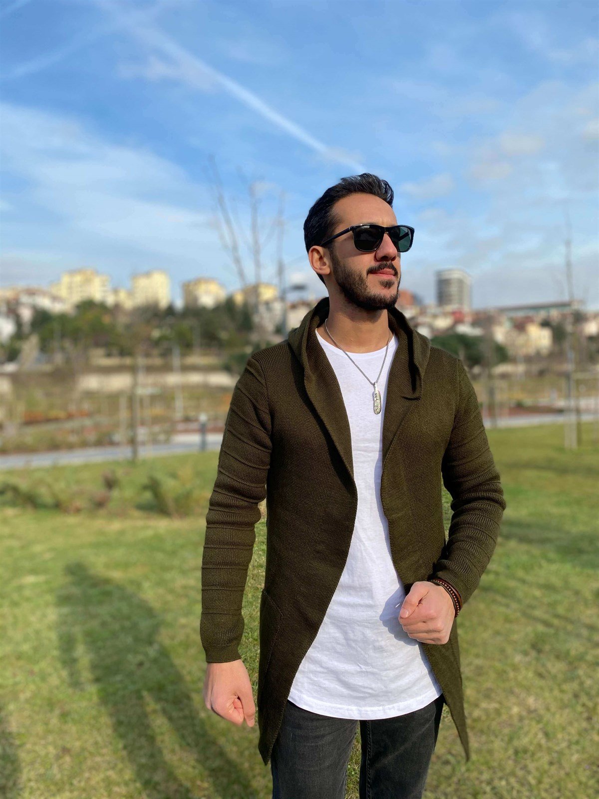 Düz Panço Hırka