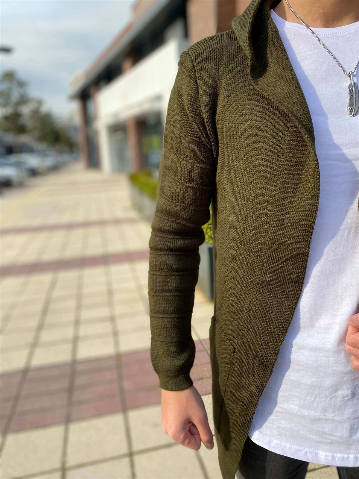 Düz Panço Hırka