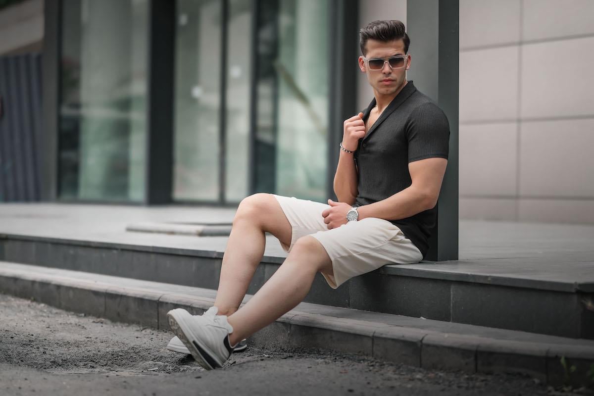 Fitilli Basic Şort - Ekru