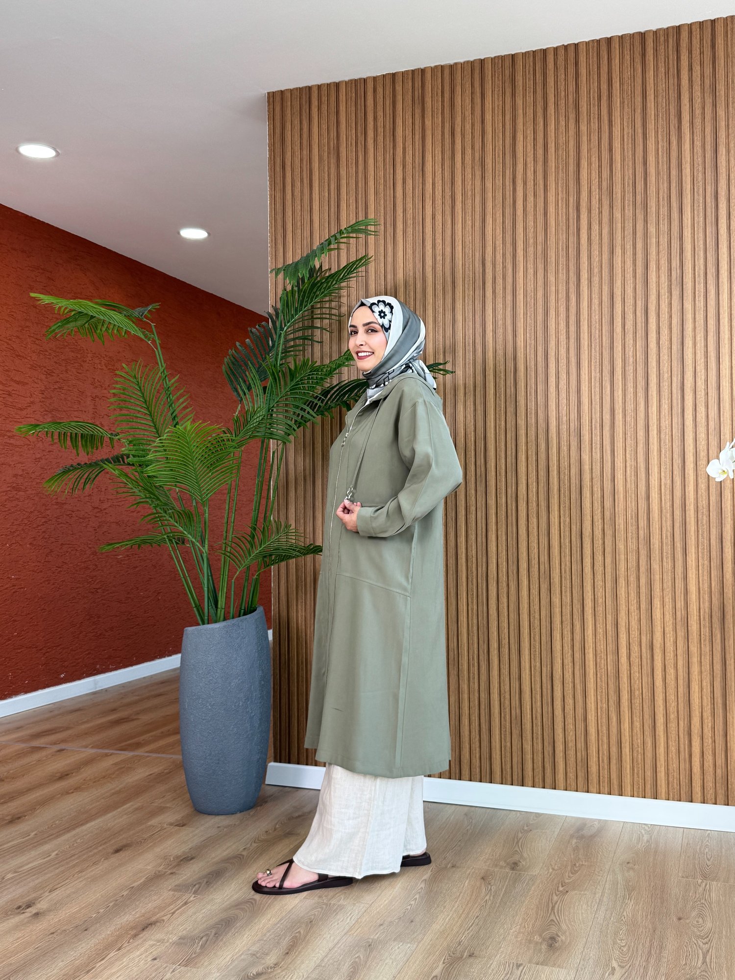 Gamze Tencel Kap -Haki