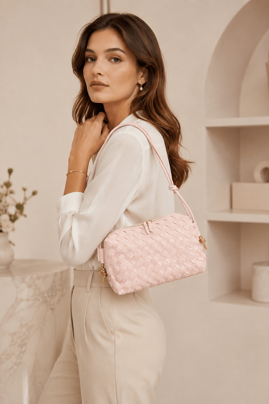 SARACH KADIN ÇANTA-063-PEMBE