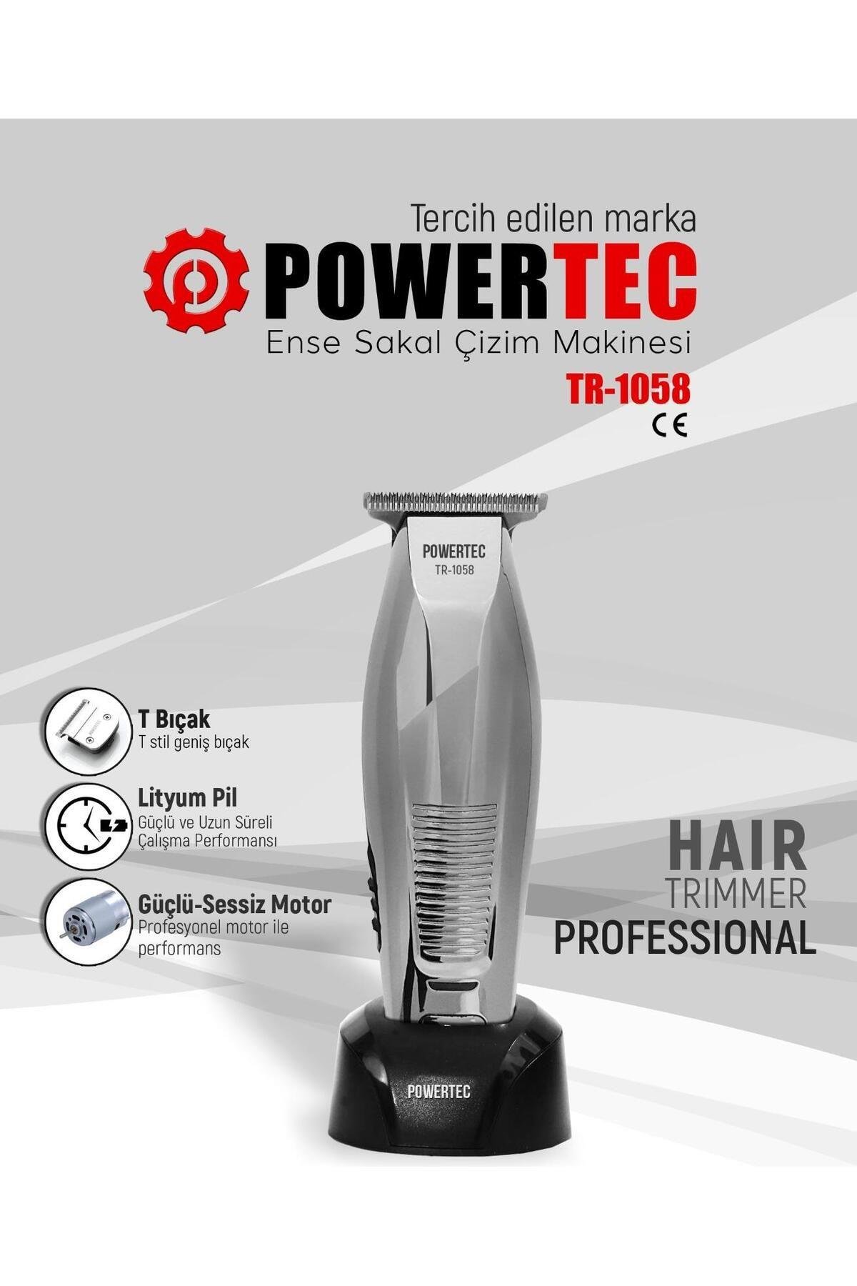 TR-1058 Saç Sakal Ense Vücut Tıraş Makinesi