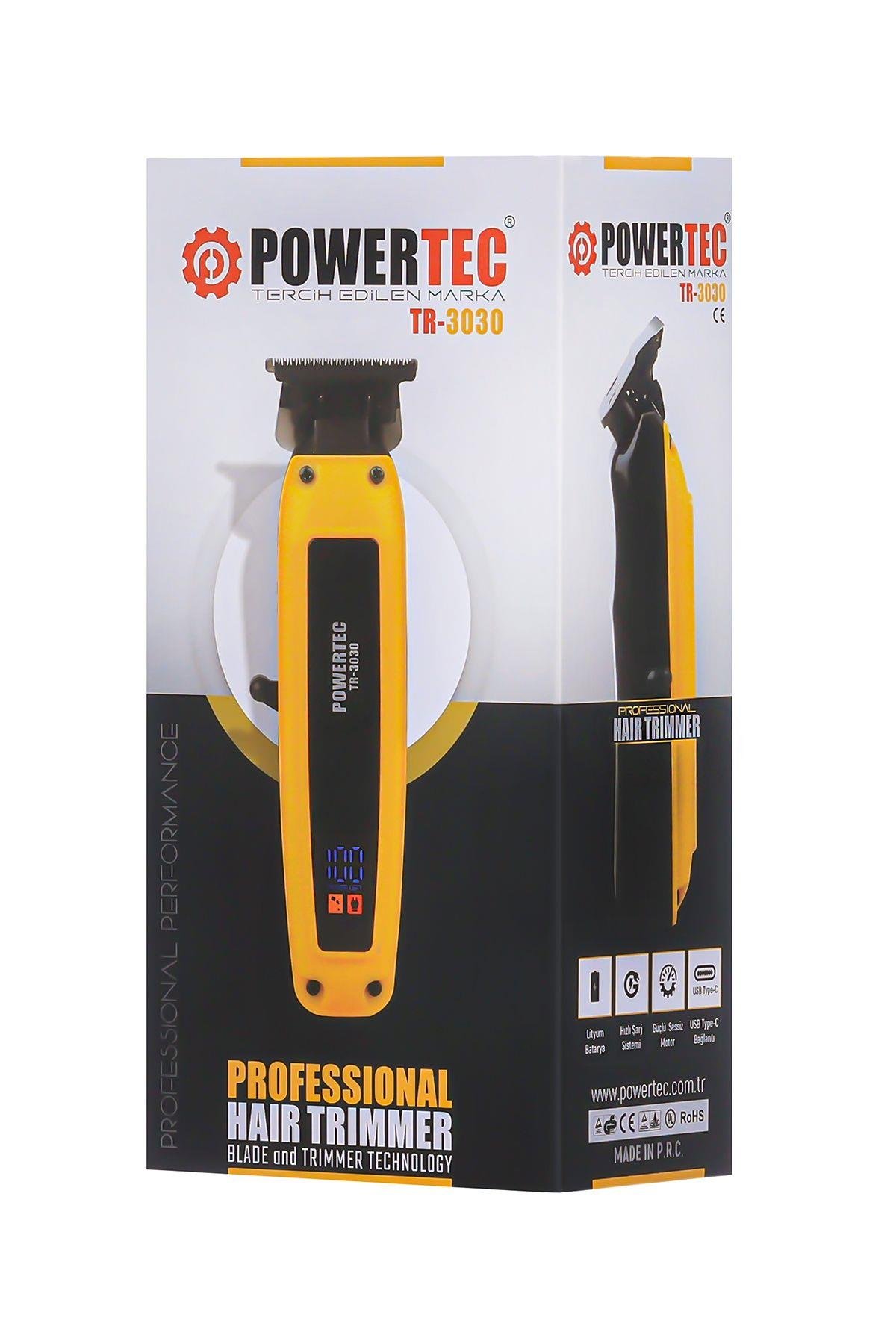 TR-3030 Profesyonel Usb Şarjlı Sakal Ense Tıraş ve Çizim Makinesi T Bıçak